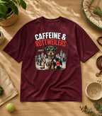 Funny Rottweiler  Iced Coffee T-Shirt