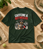 Funny Rottweiler  Iced Coffee T-Shirt