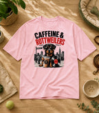Funny Rottweiler  Iced Coffee T-Shirt