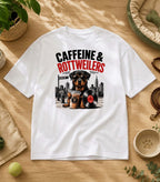 Funny Rottweiler  Iced Coffee T-Shirt