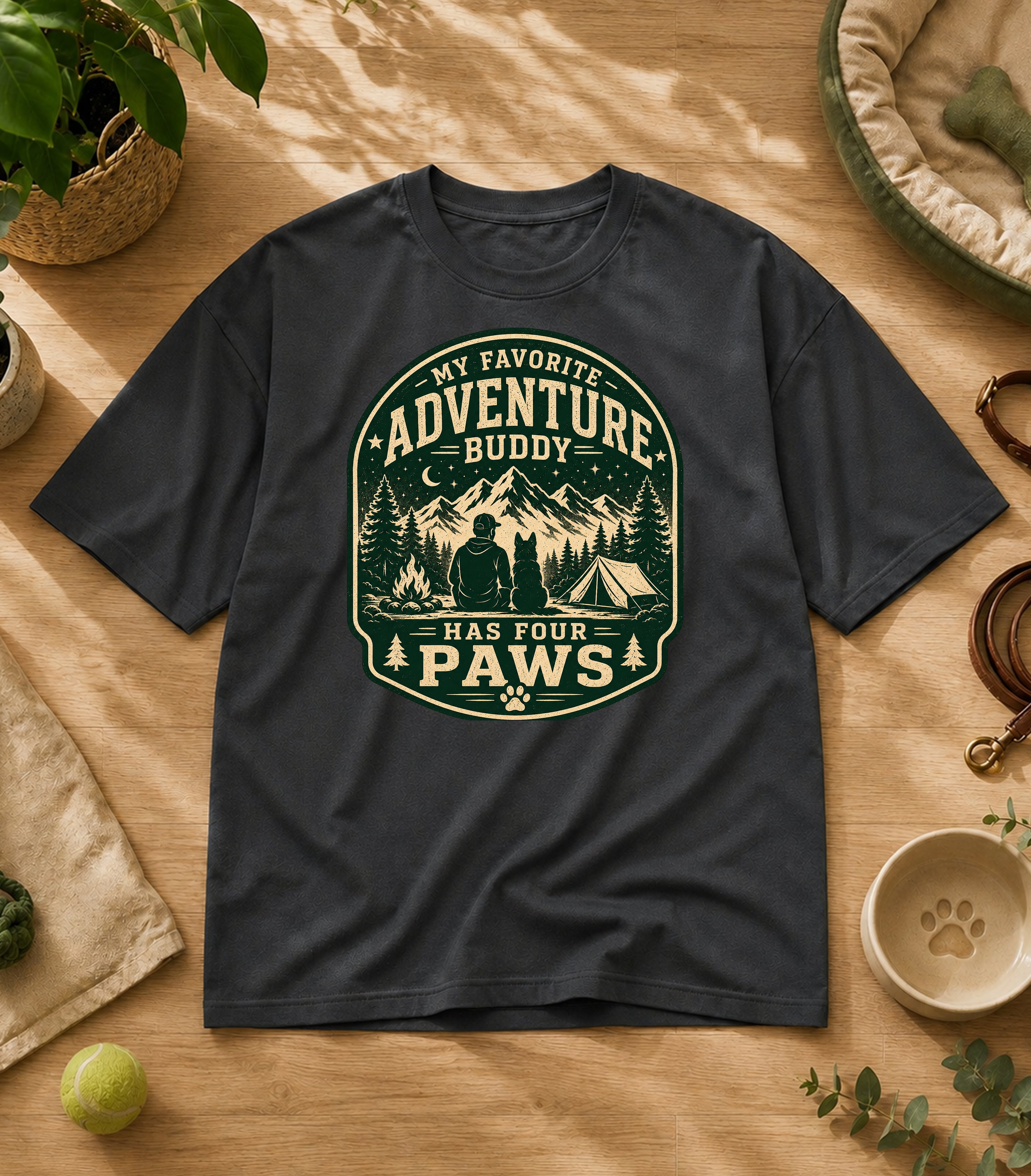 My Favorite Adventure Has Four Paws T-Shirt