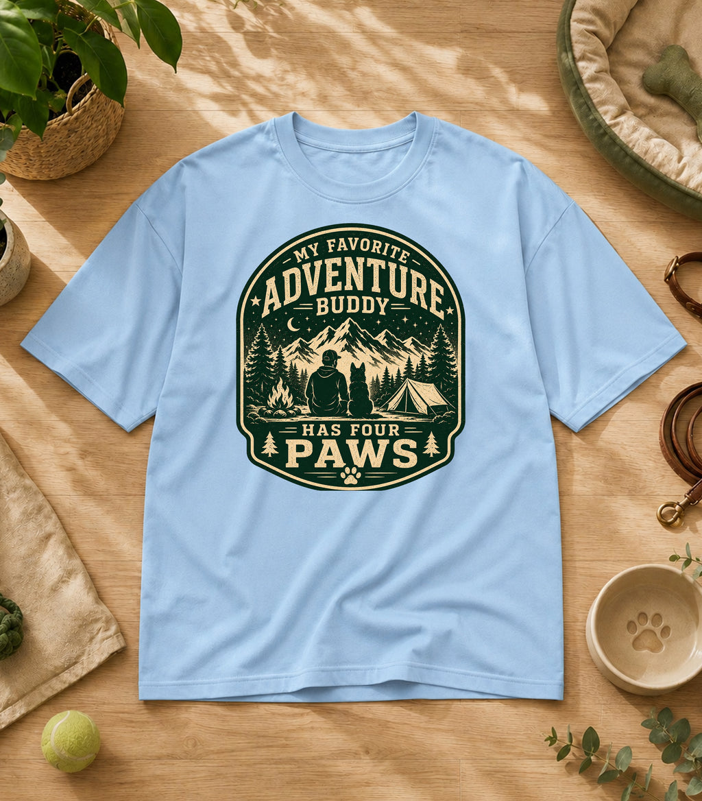 My Favorite Adventure Has Four Paws T-Shirt