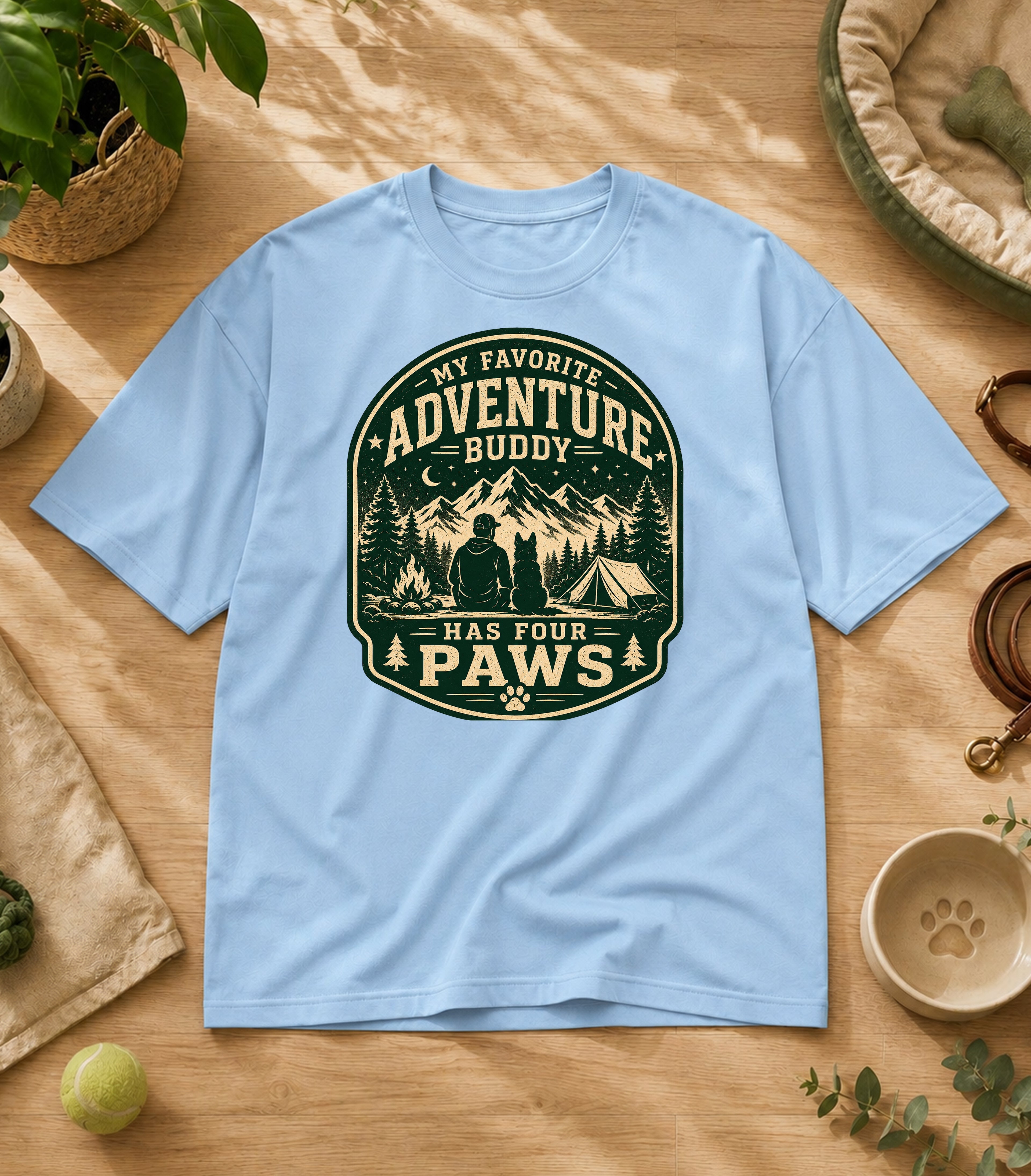 My Favorite Adventure Has Four Paws T-Shirt