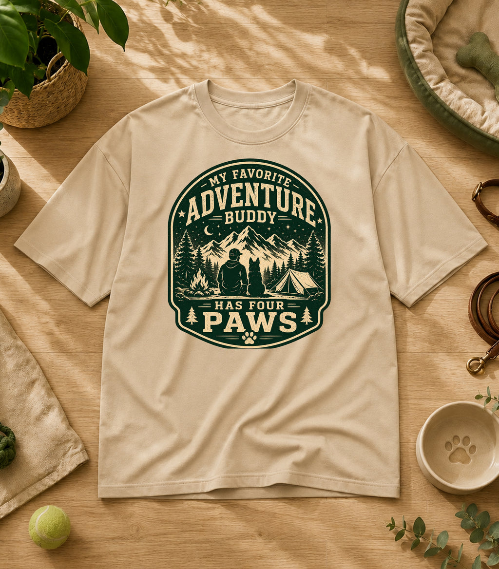 My Favorite Adventure Has Four Paws T-Shirt