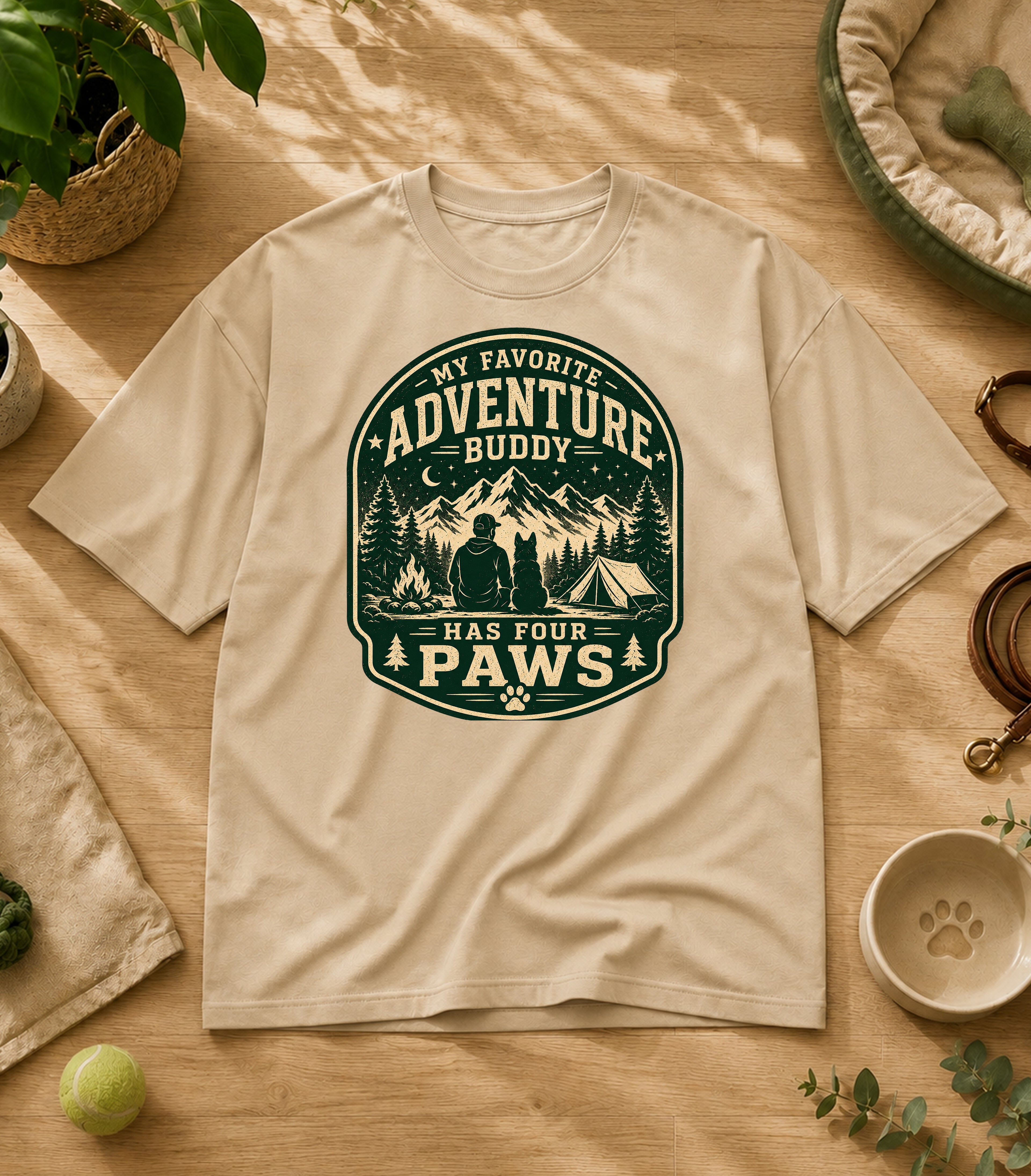 My Favorite Adventure Has Four Paws T-Shirt