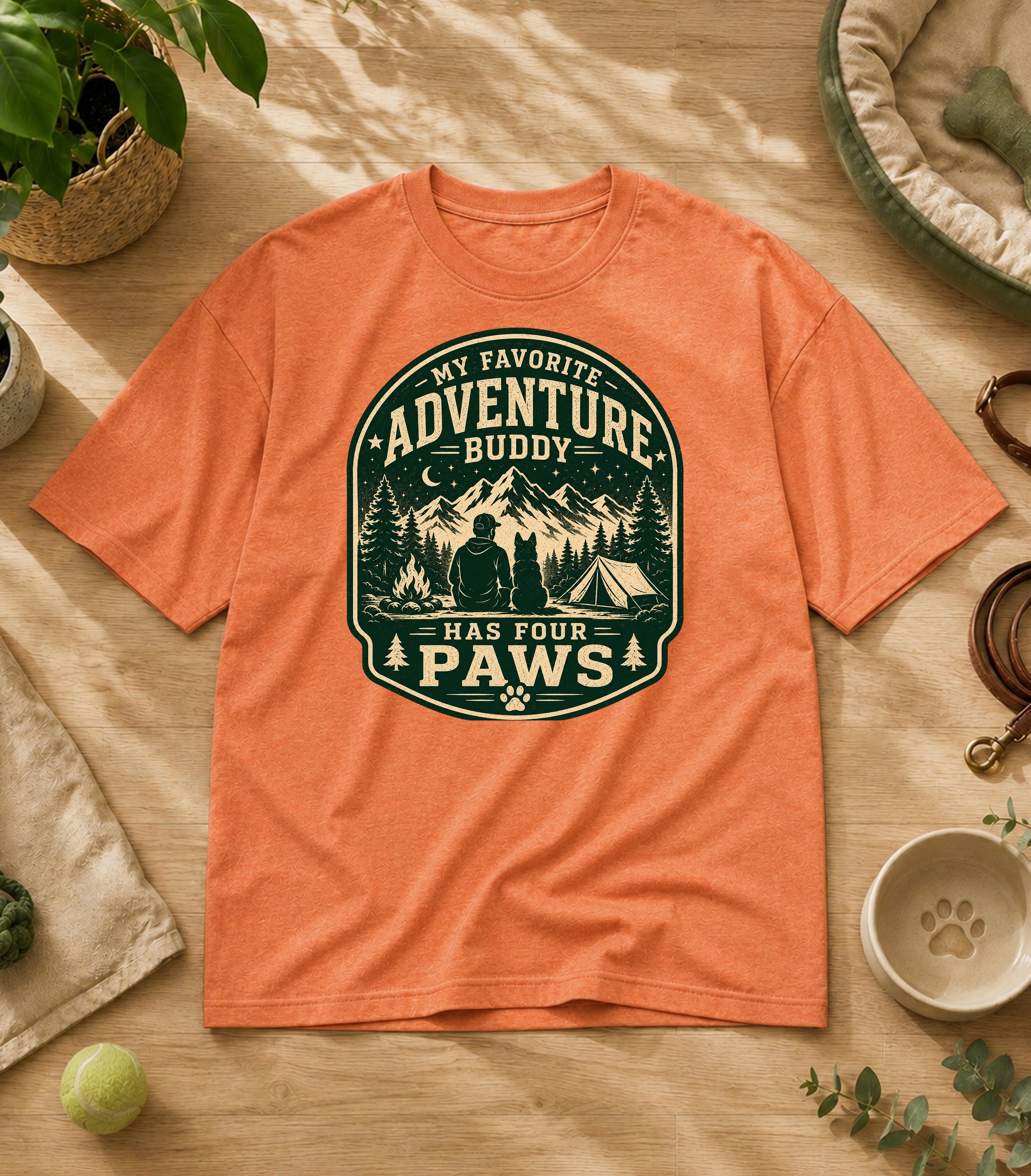 My Favorite Adventure Has Four Paws T-Shirt