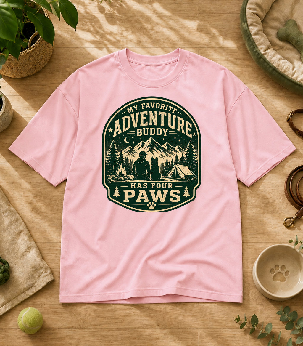 My Favorite Adventure Has Four Paws T-Shirt