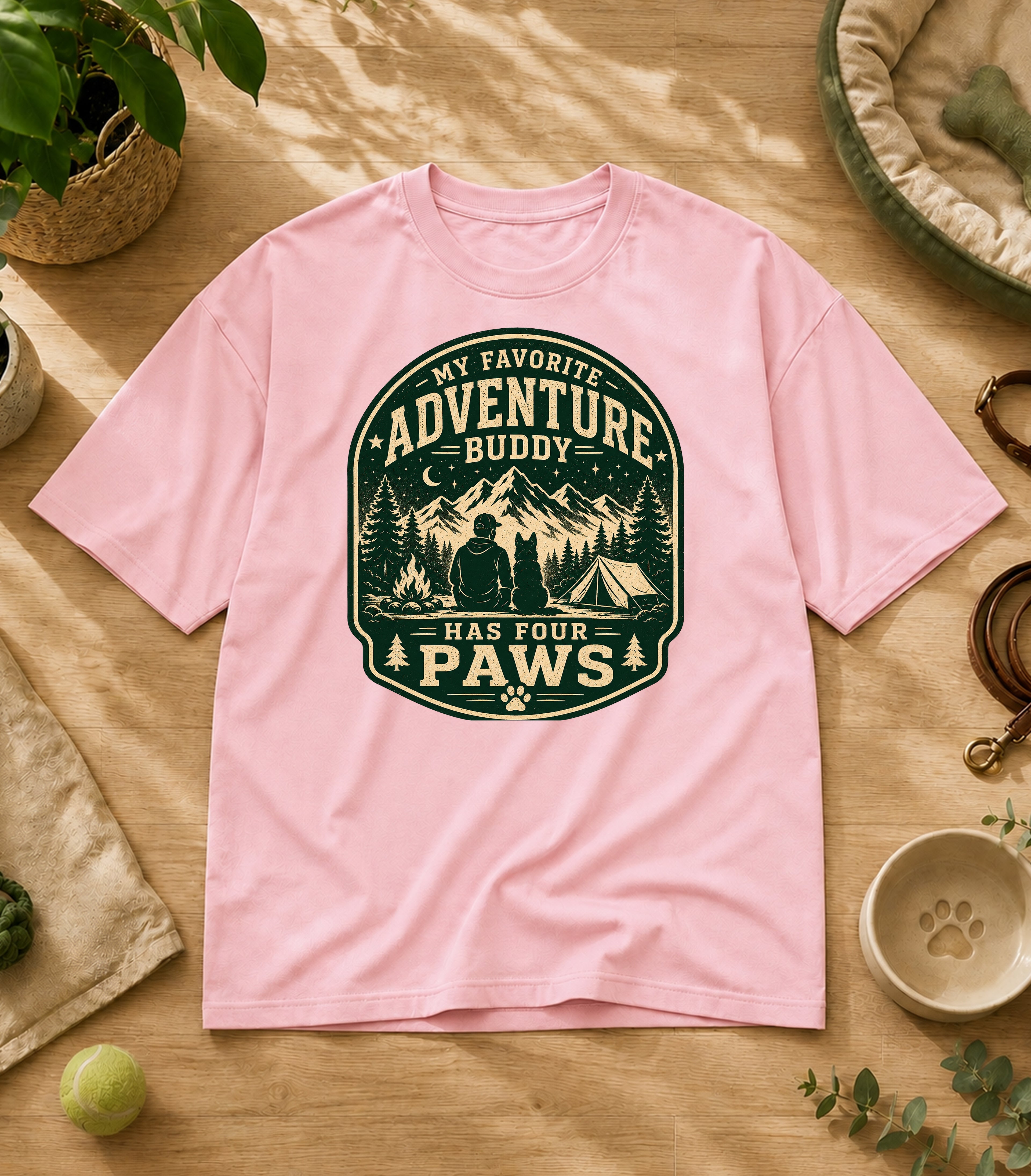 My Favorite Adventure Has Four Paws T-Shirt
