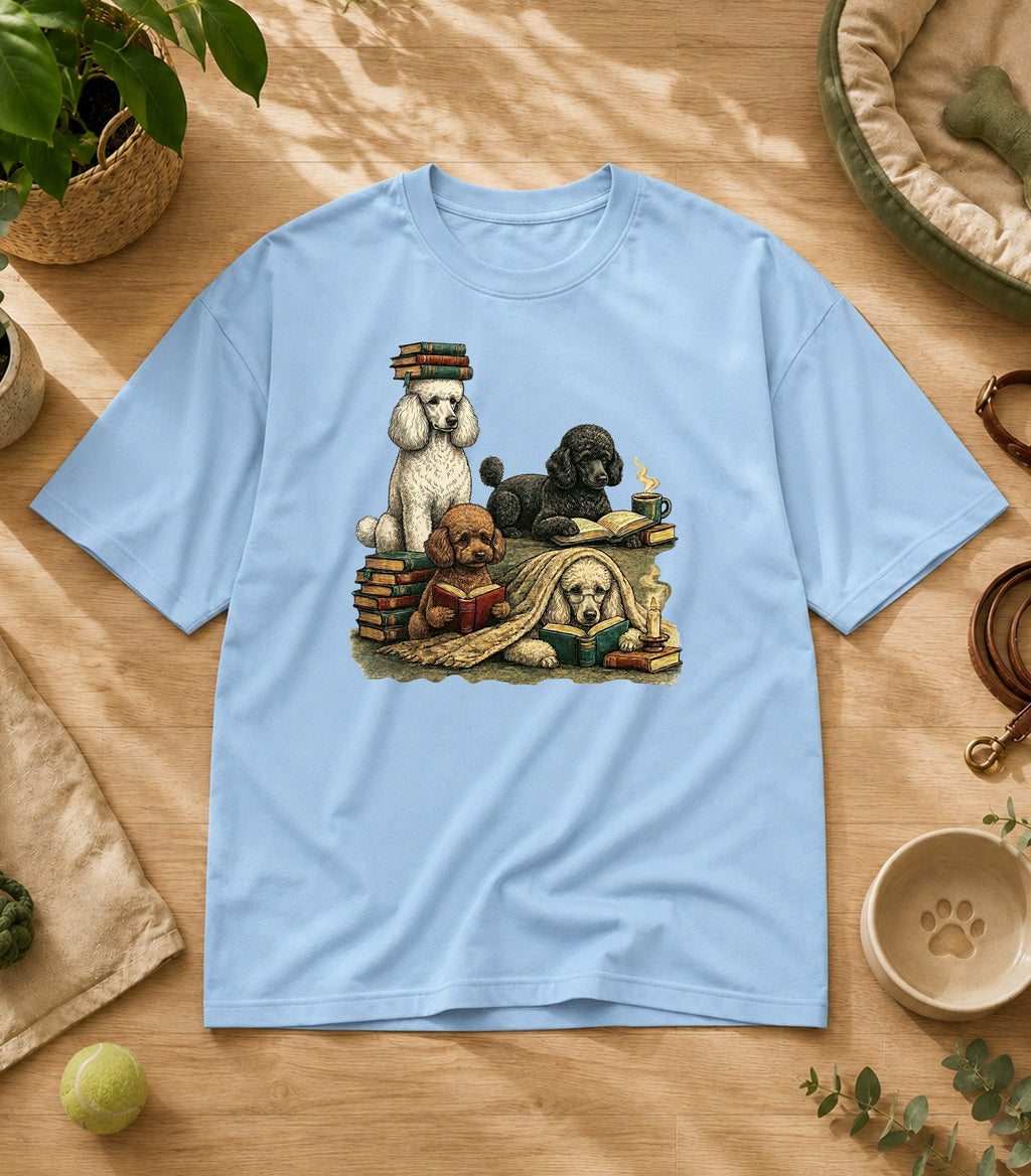 Poodle Reading Society T-Shirt