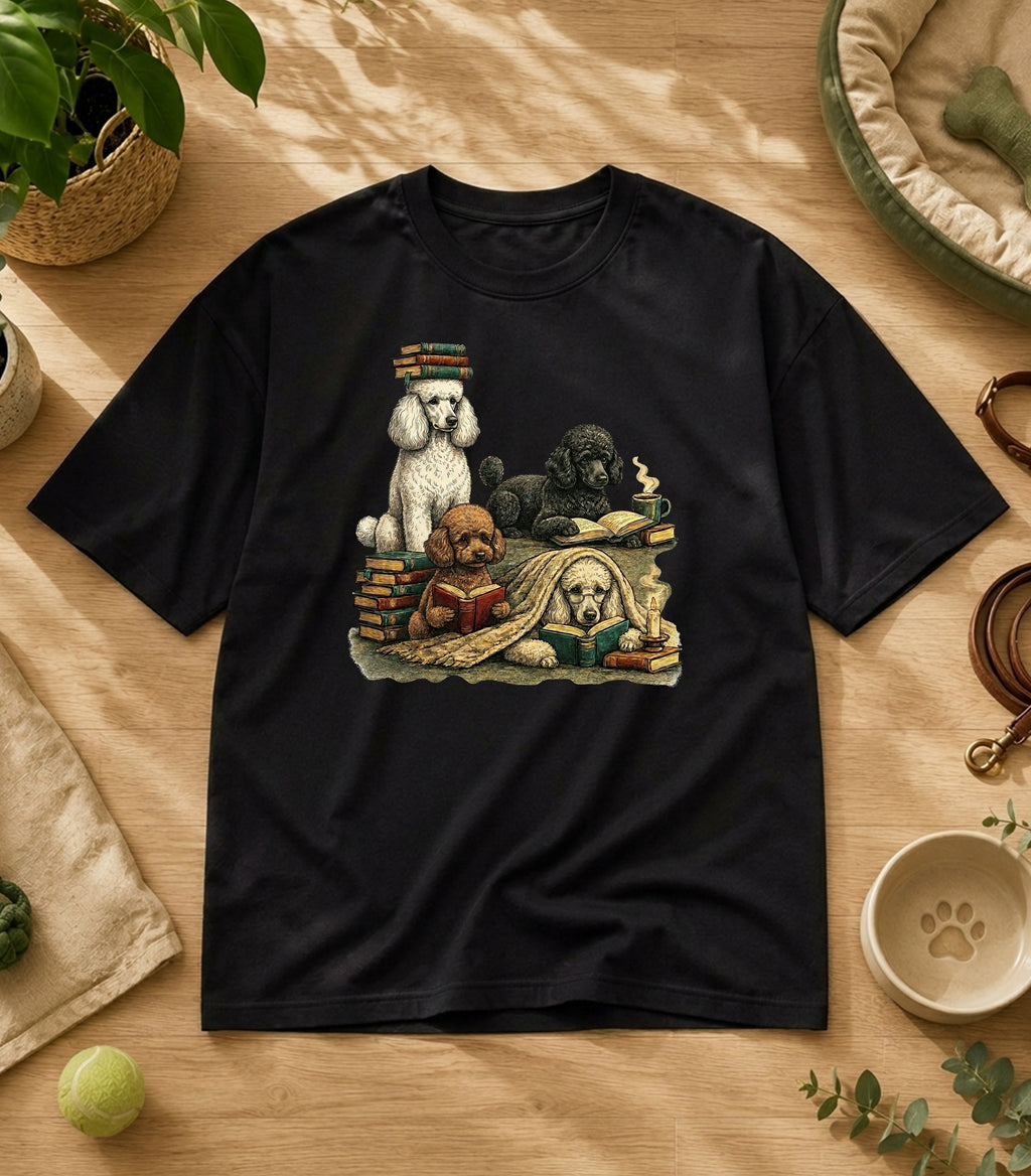 Poodle Reading Society T-Shirt