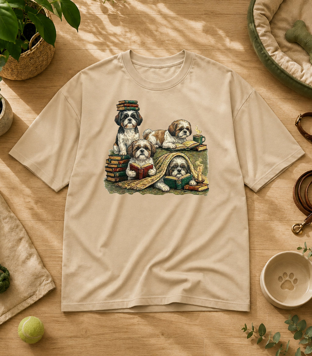 Shih Tzu Reading Society T-Shirt