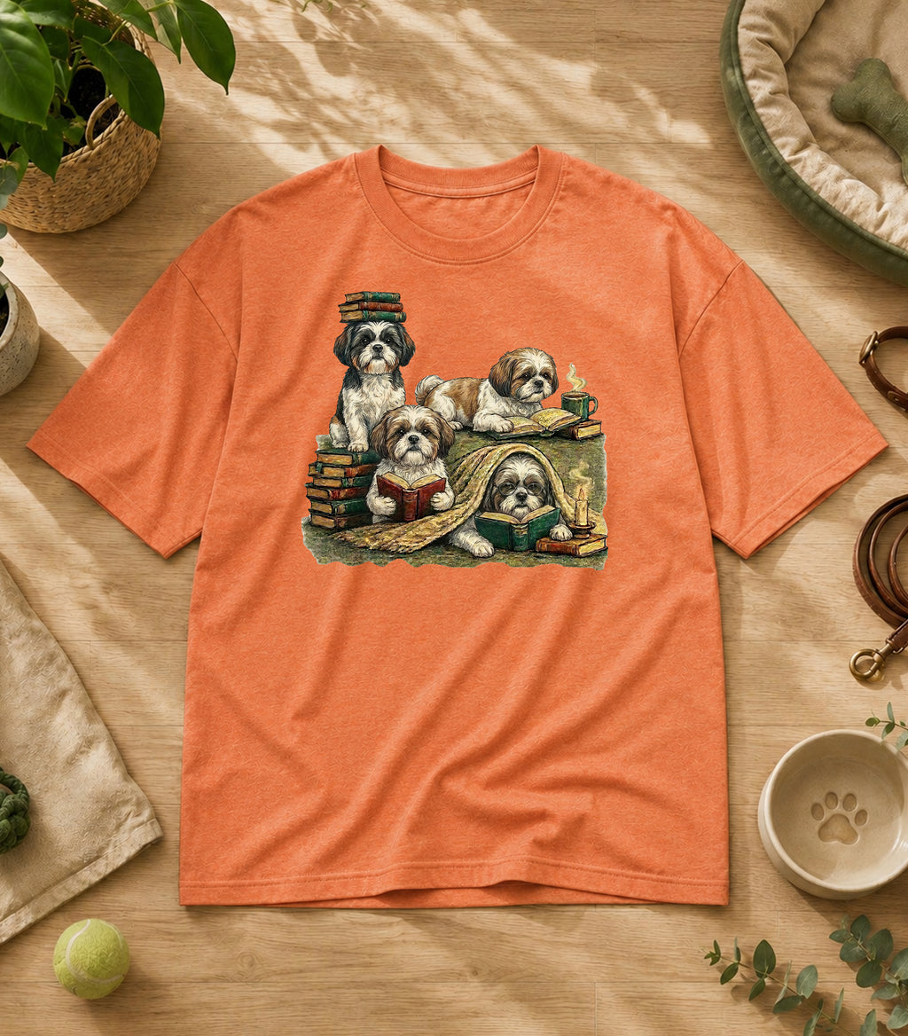 Shih Tzu Reading Society T-Shirt