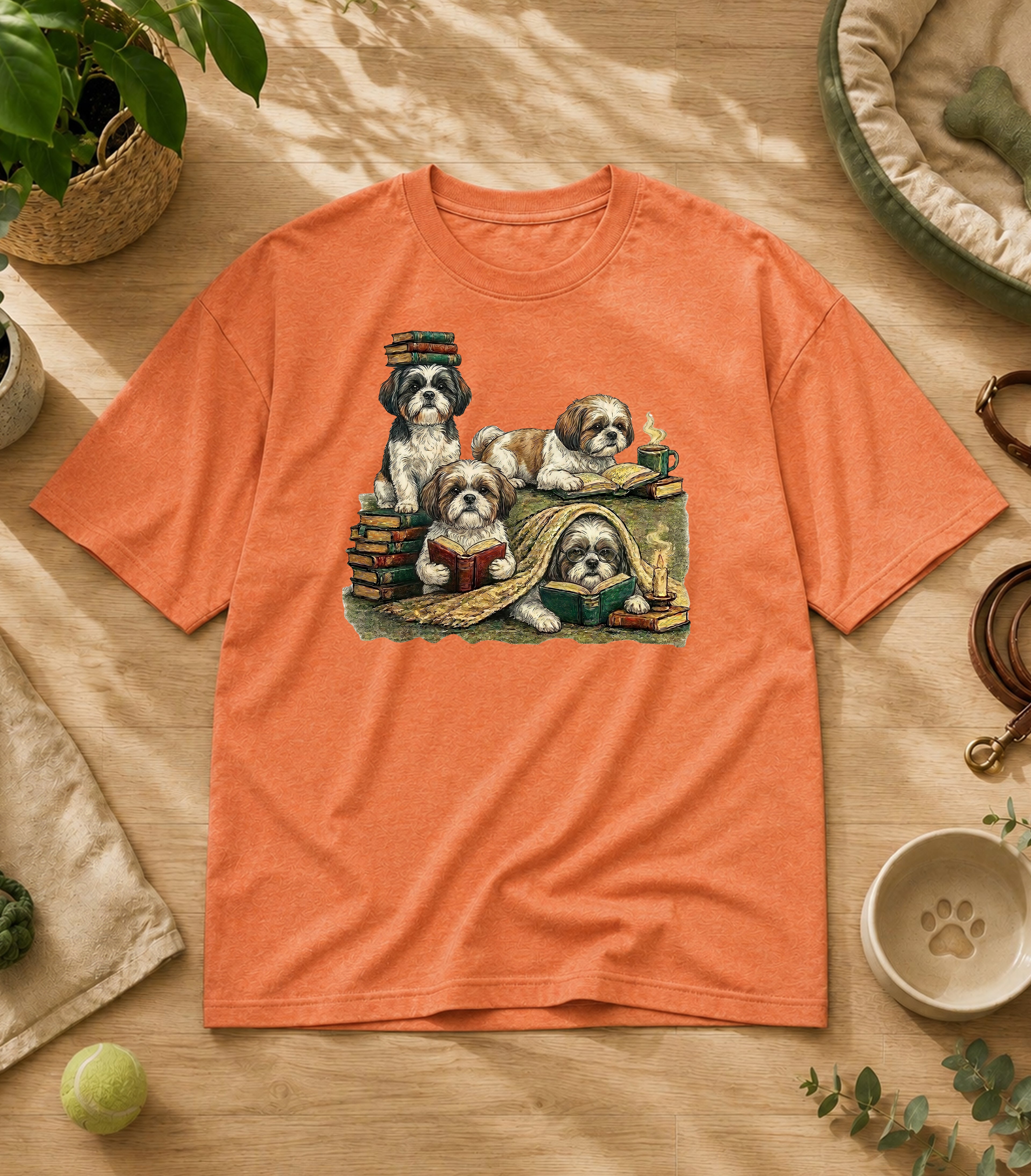 Shih Tzu Reading Society T-Shirt