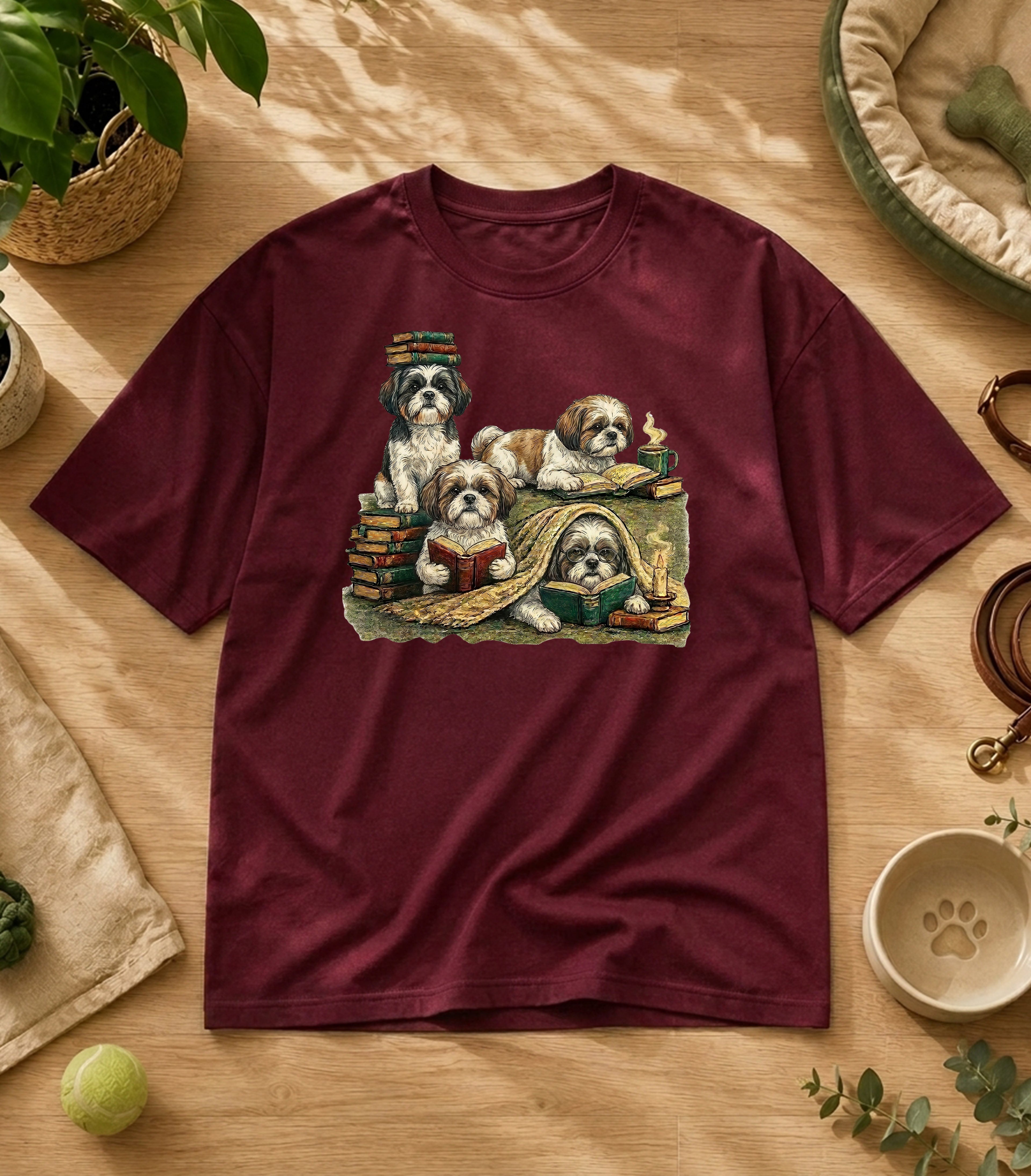 Shih Tzu Reading Society T-Shirt