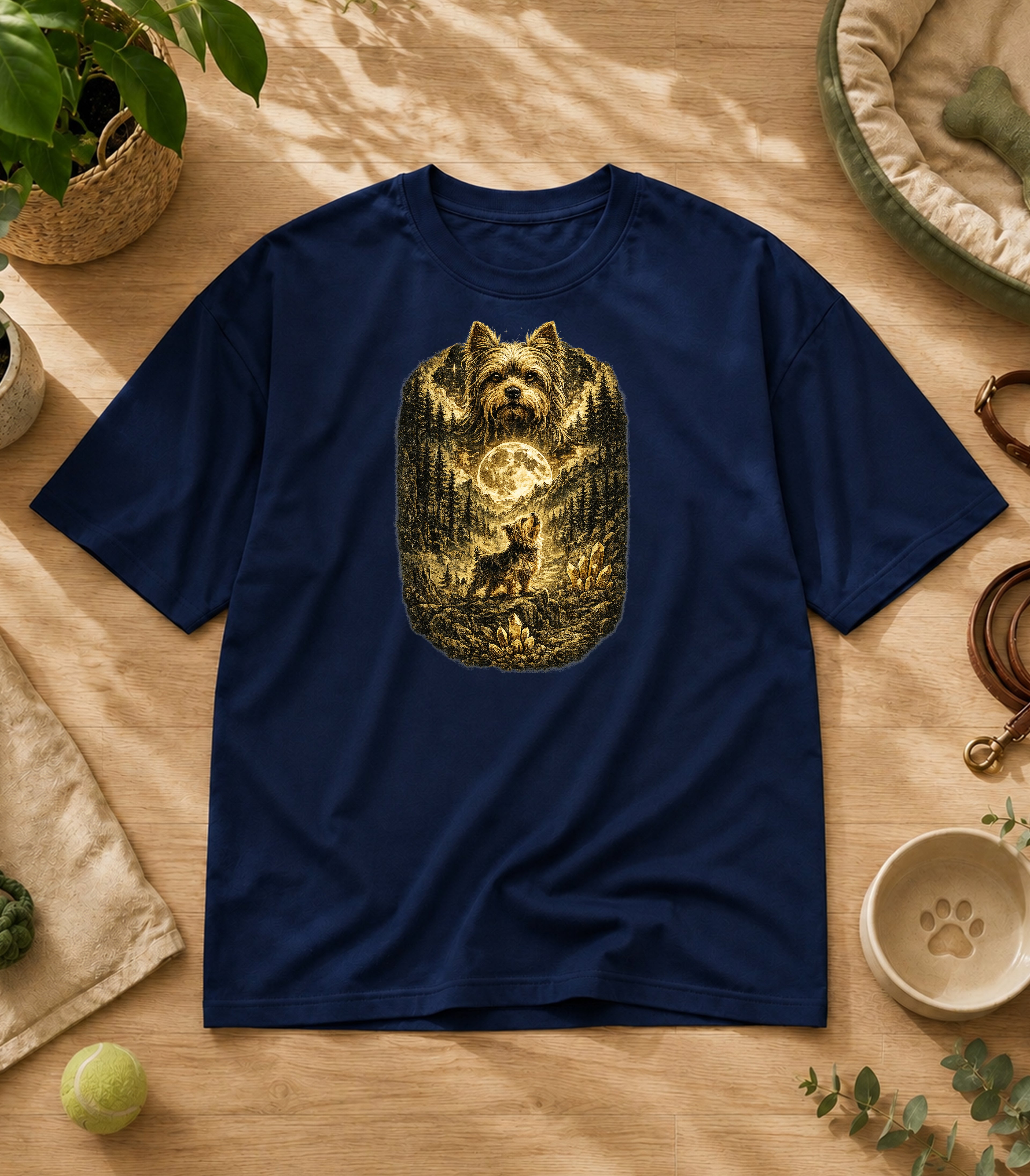 Shih Tzu Howling to The Moon T-Shirt