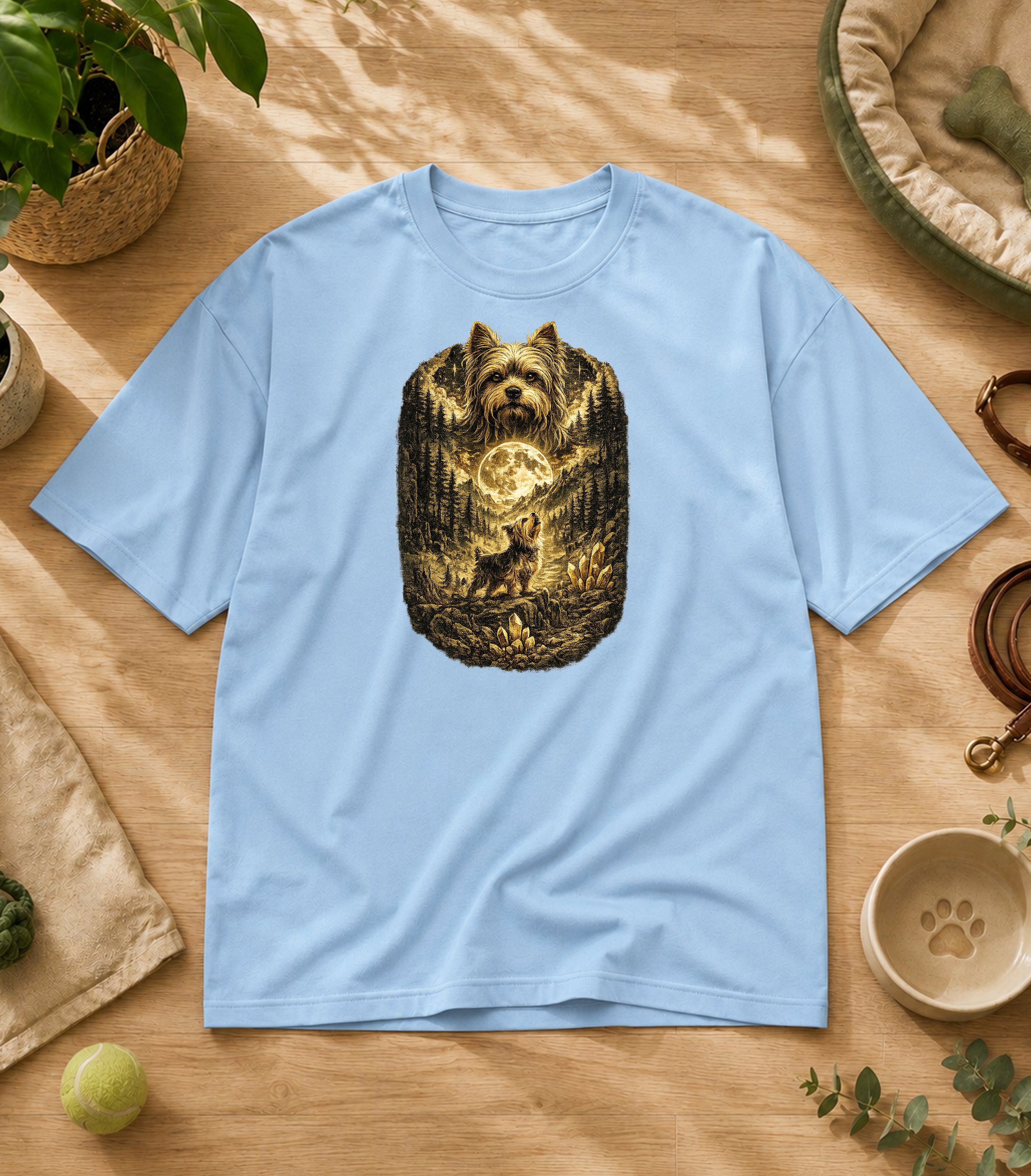 Shih Tzu Howling to The Moon T-Shirt