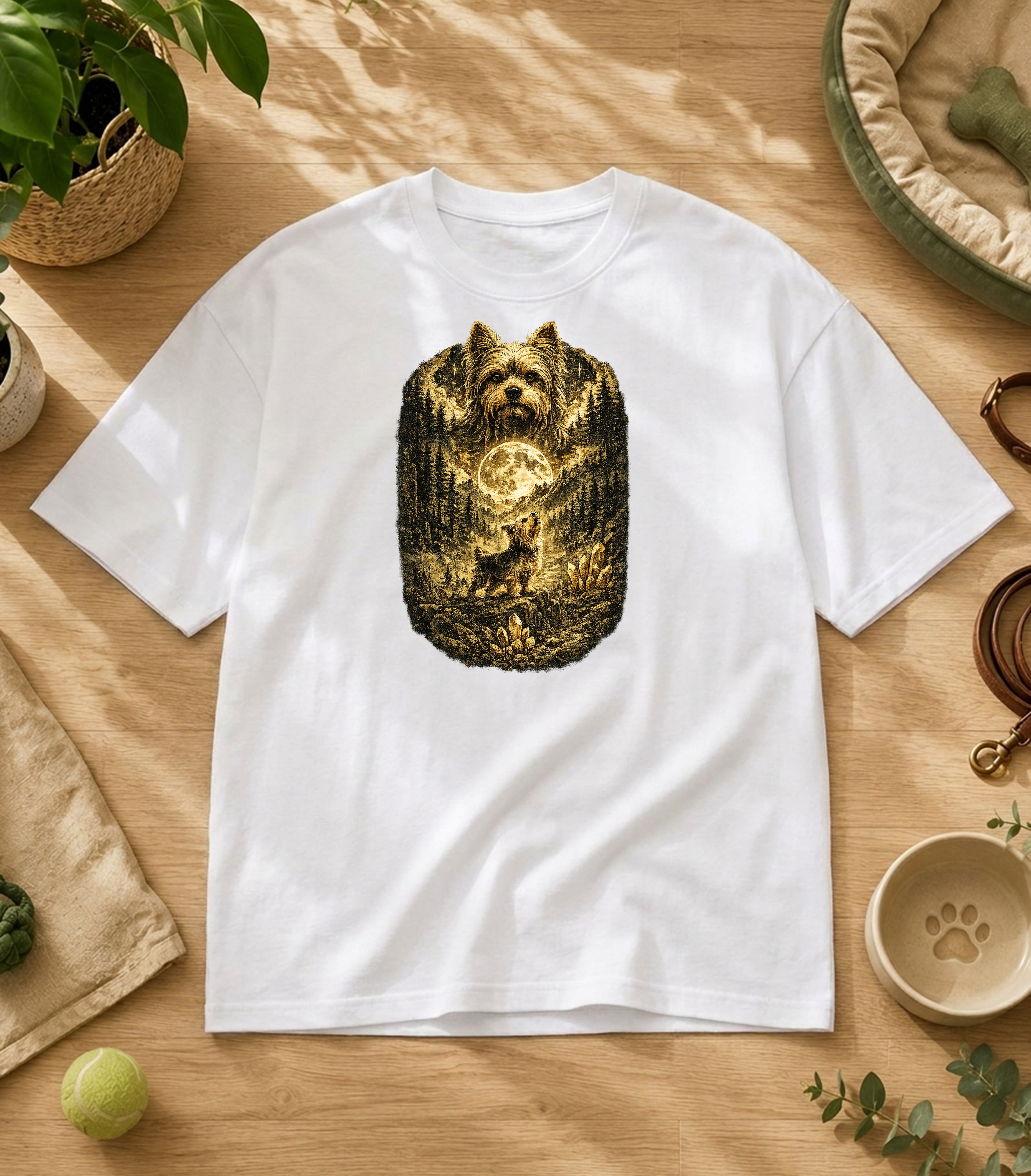 Shih Tzu Howling to The Moon T-Shirt