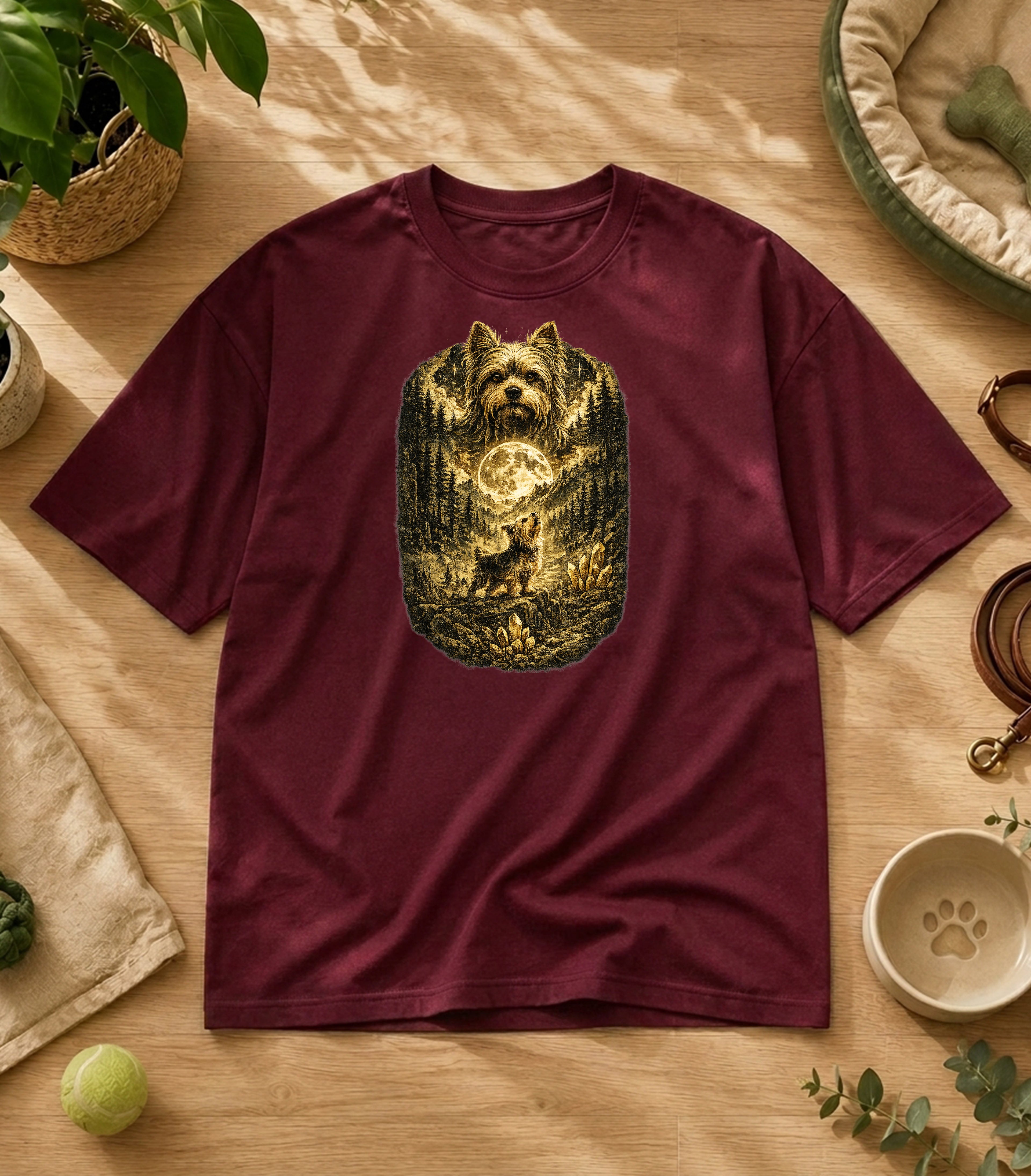 Shih Tzu Howling to The Moon T-Shirt