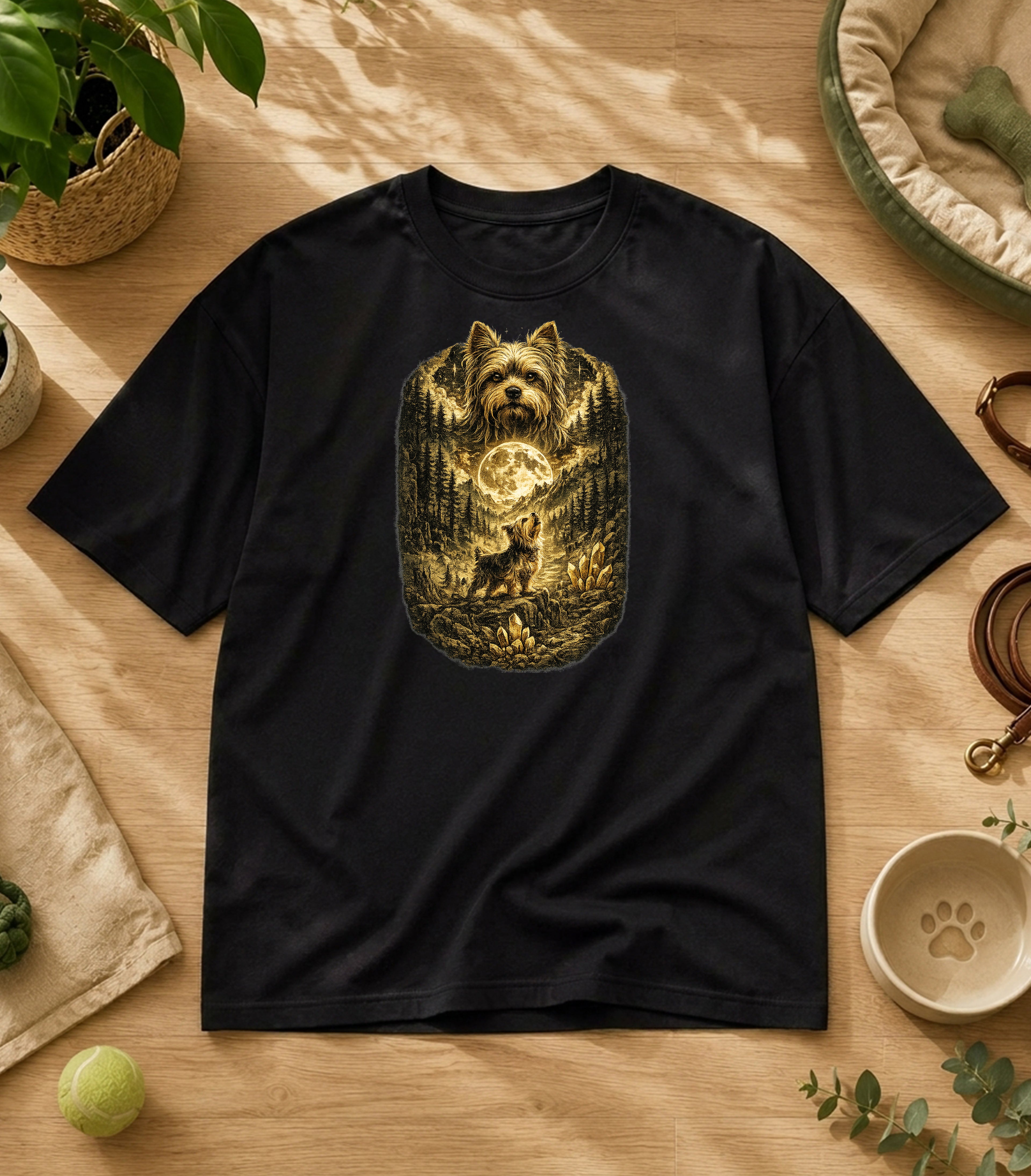 Shih Tzu Howling to The Moon T-Shirt