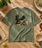 Black Puppy Reading Society T-Shirt