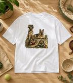 German Shepherd Reading Society T-Shirt