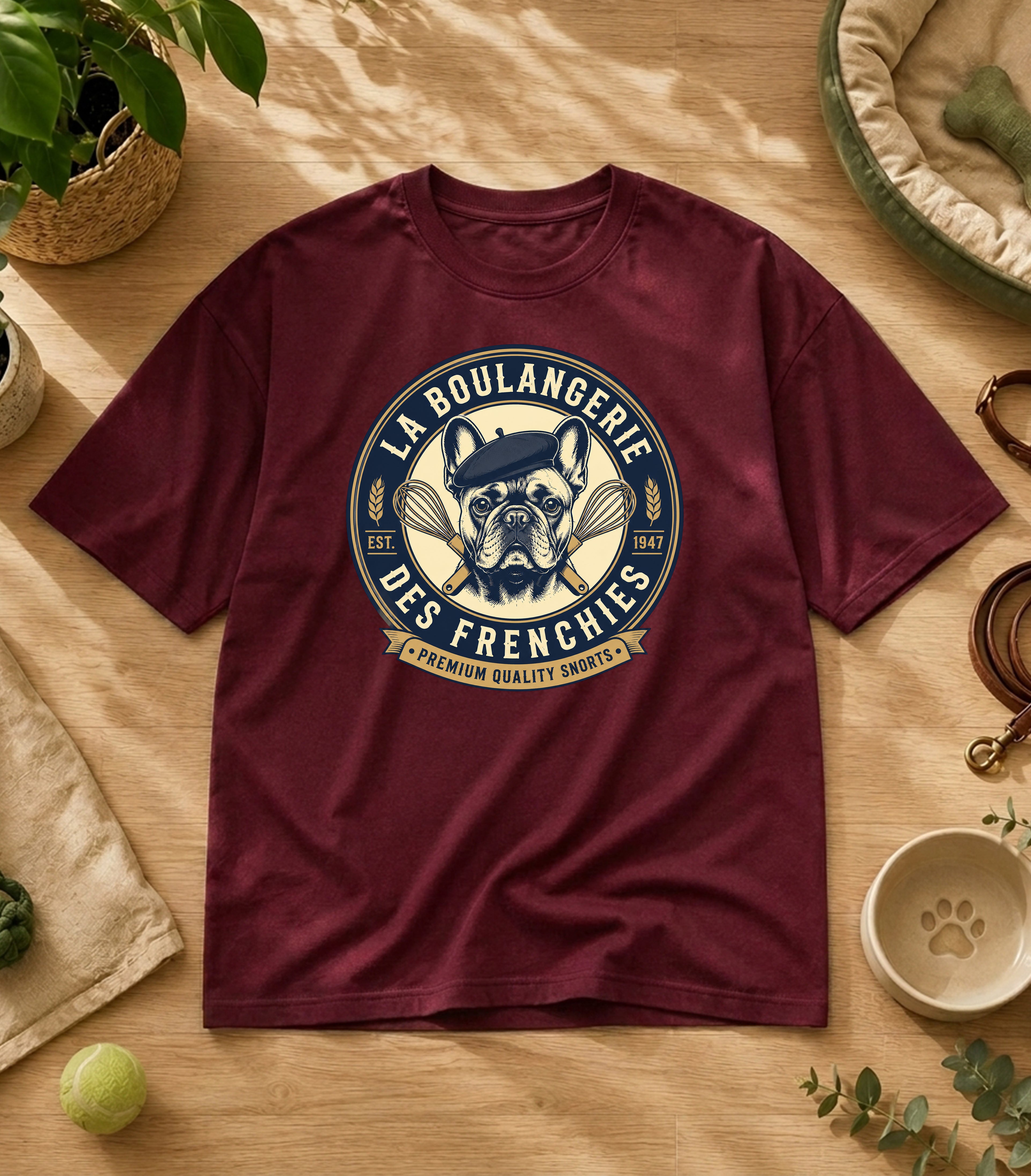 Funny Baker Dog  T-Shirt