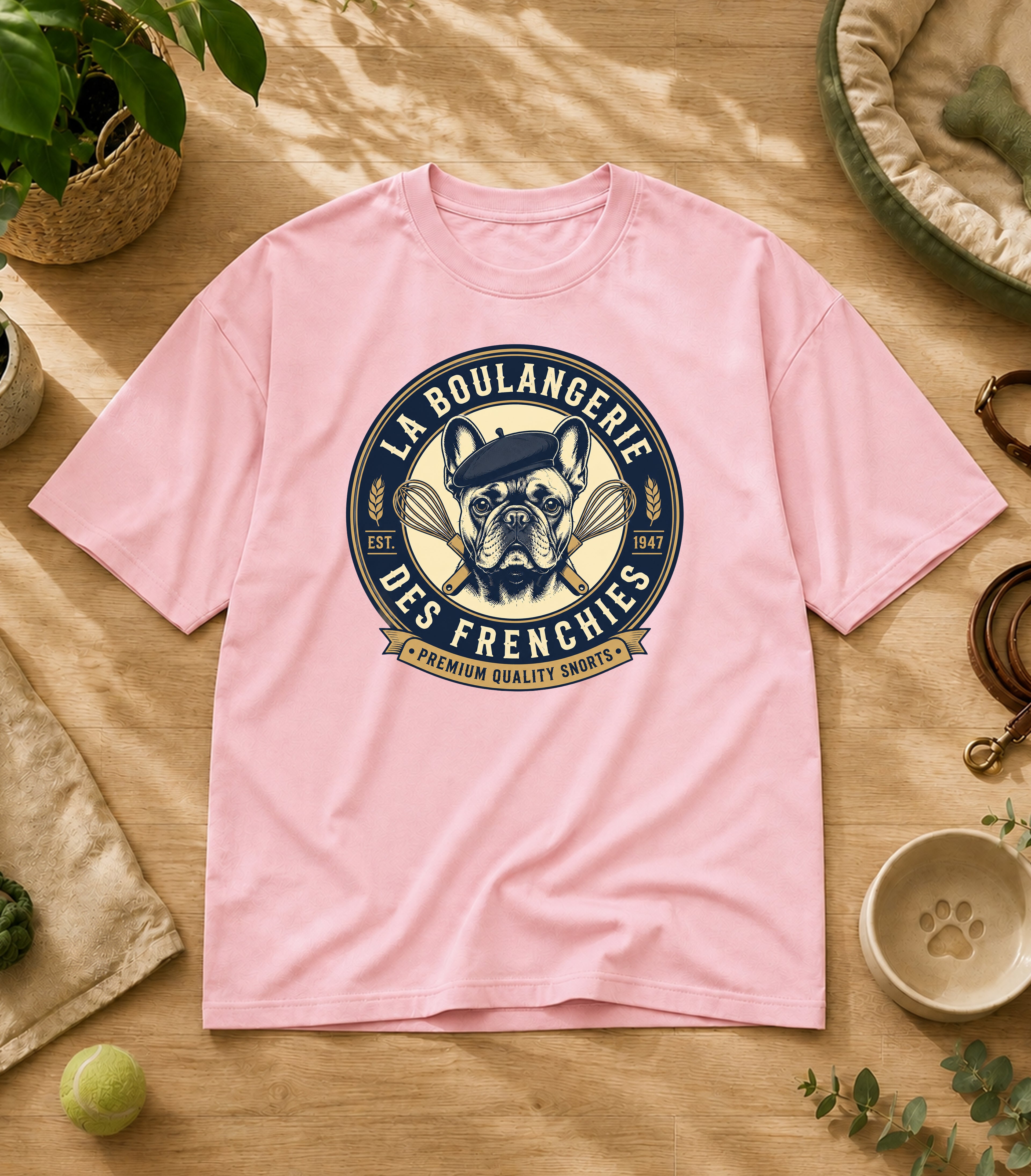 Funny Baker Dog  T-Shirt