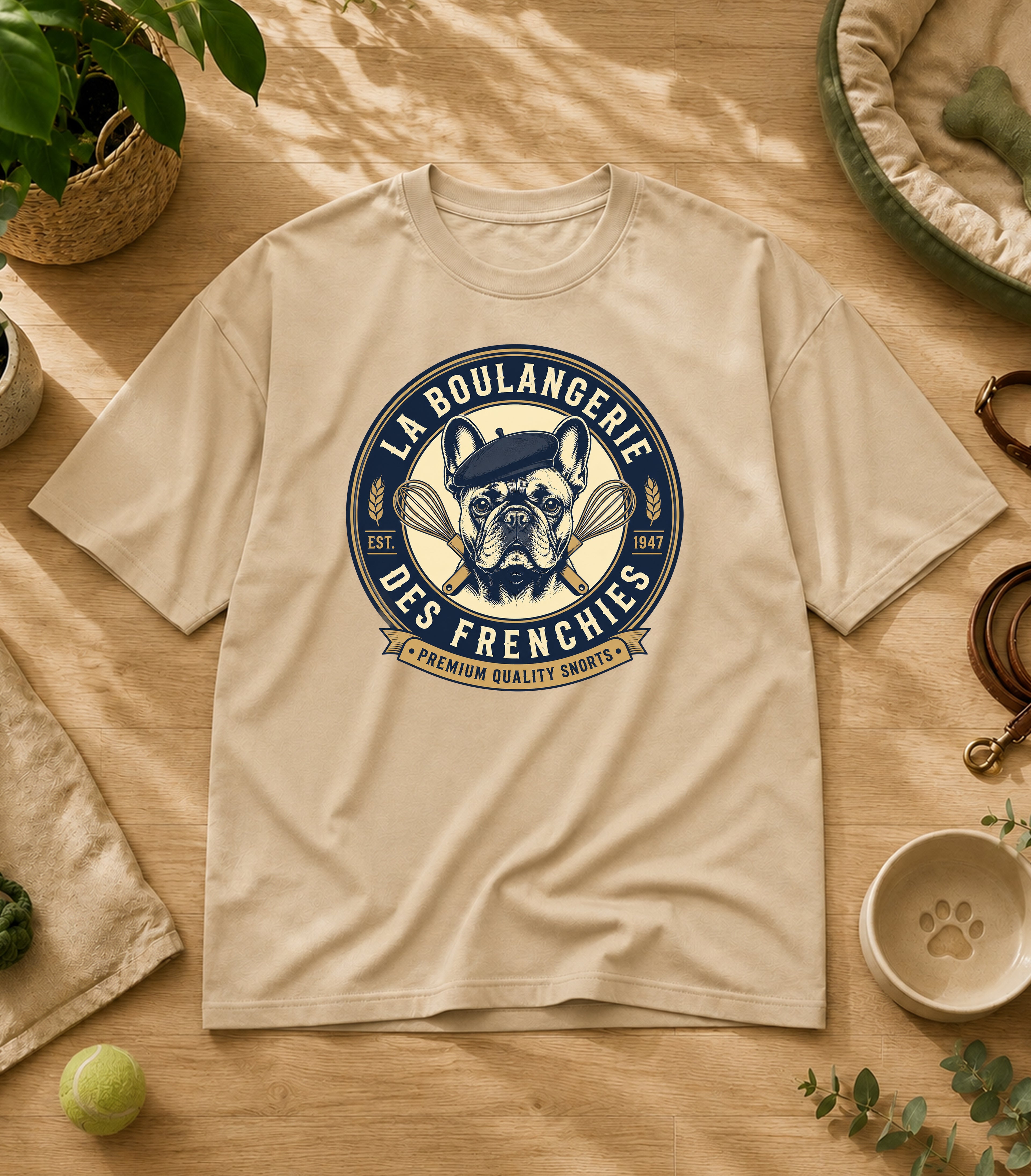 Funny Baker Dog  T-Shirt