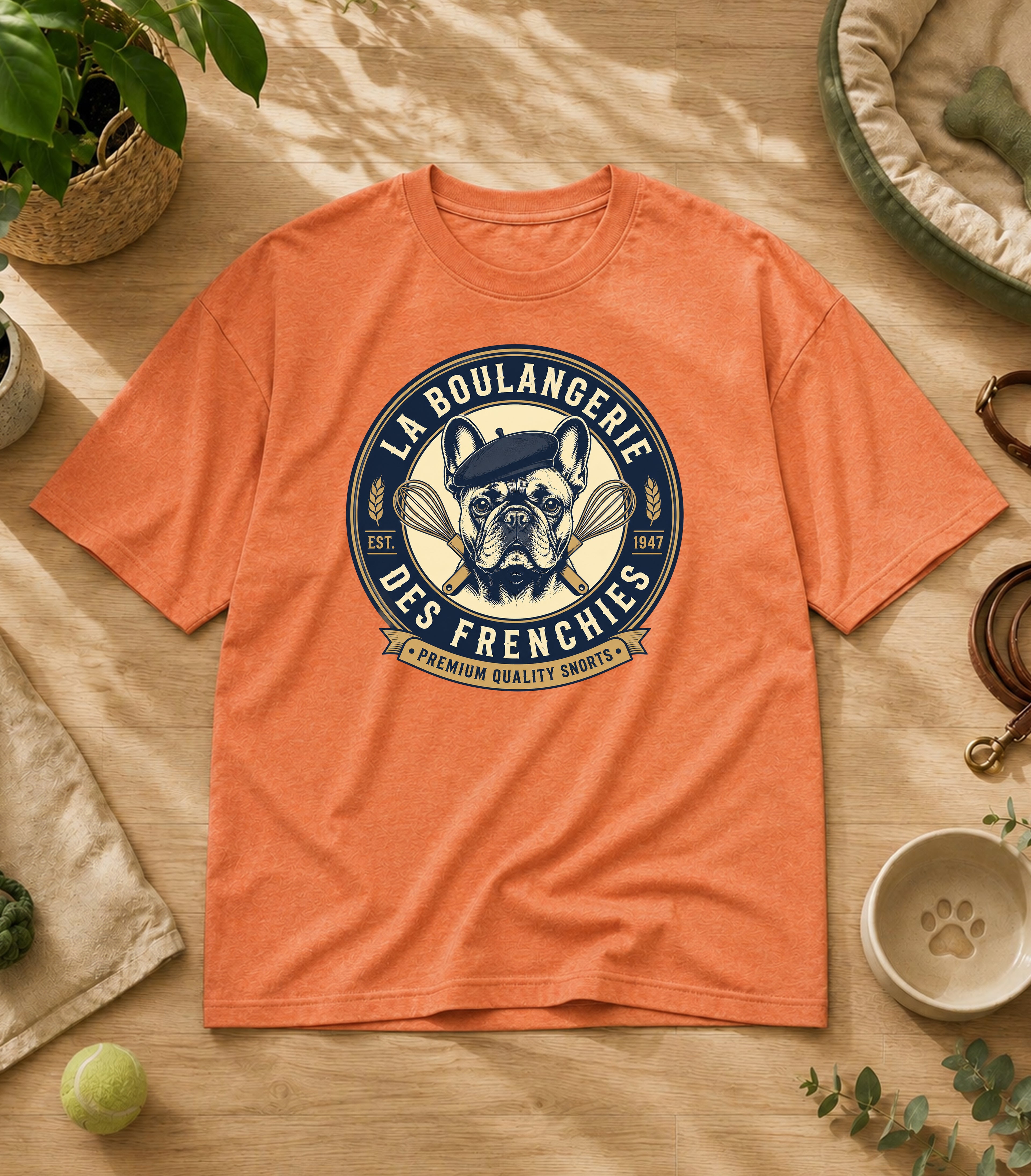 Funny Baker Dog  T-Shirt