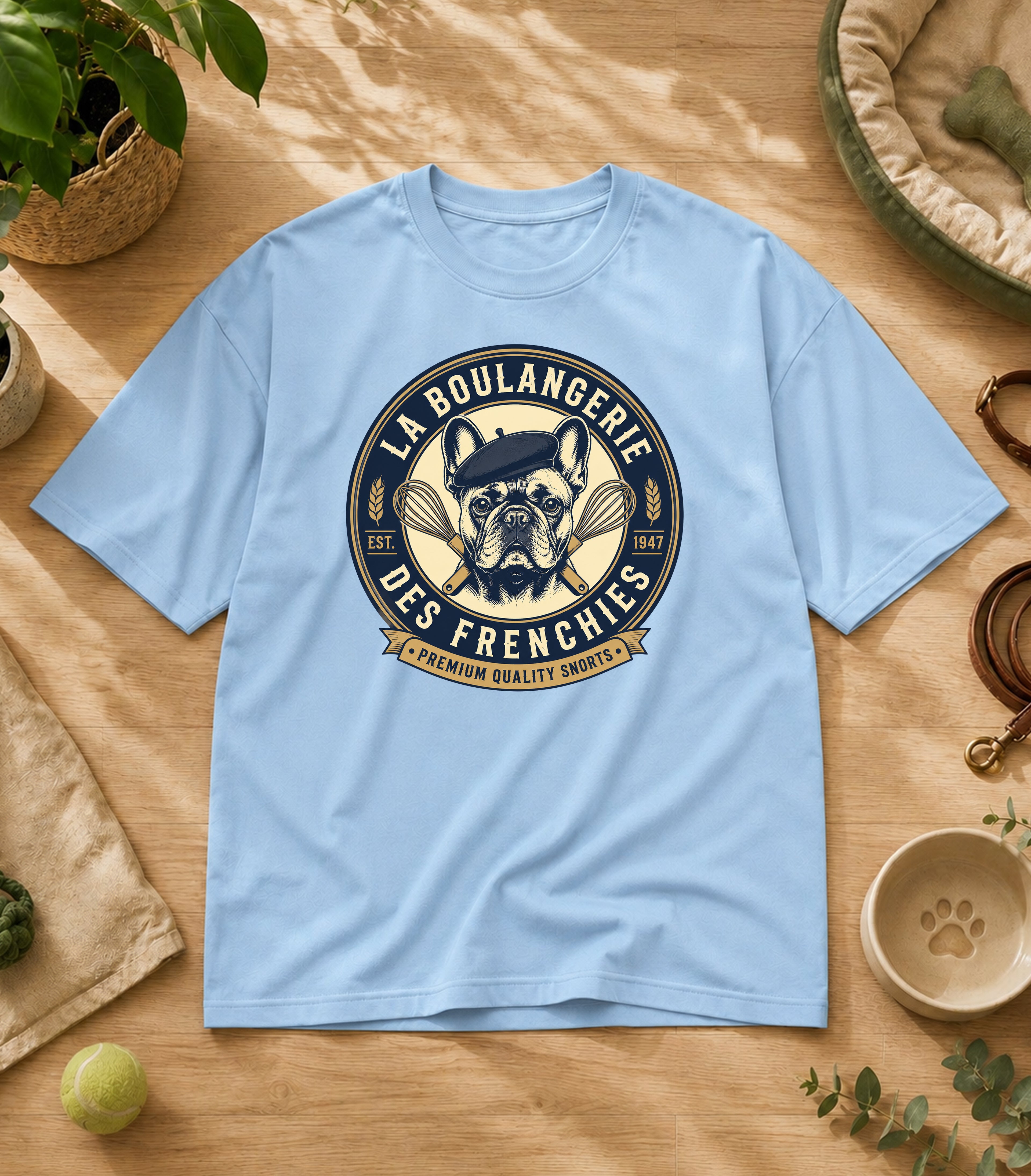 Funny Baker Dog  T-Shirt