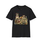 Copy of Copy of Copy of Unisex Softstyle Frenchi Library Four Dog T-Shirt
