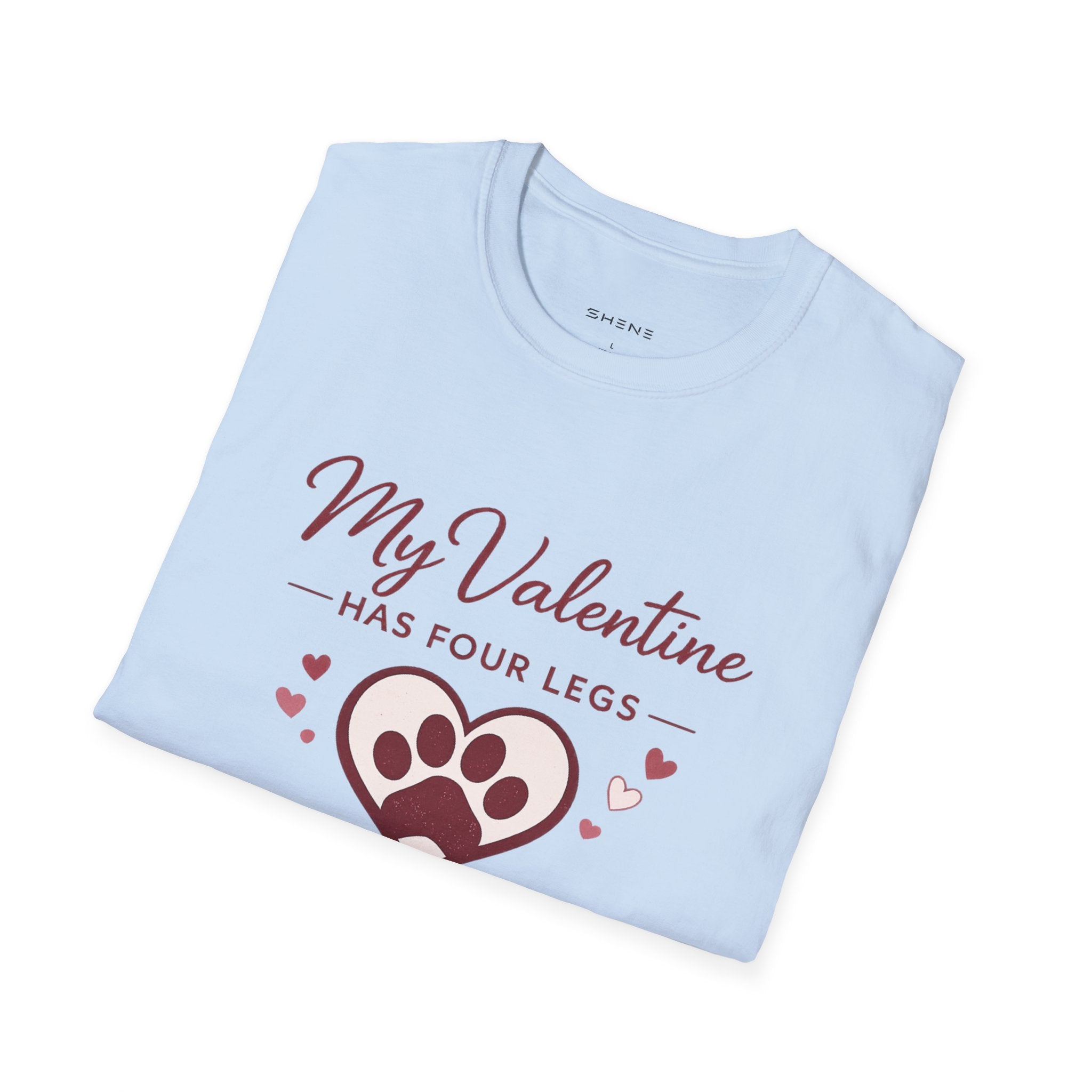 Copy of Unisex Softstyle My valentine has four leg T-Shirt