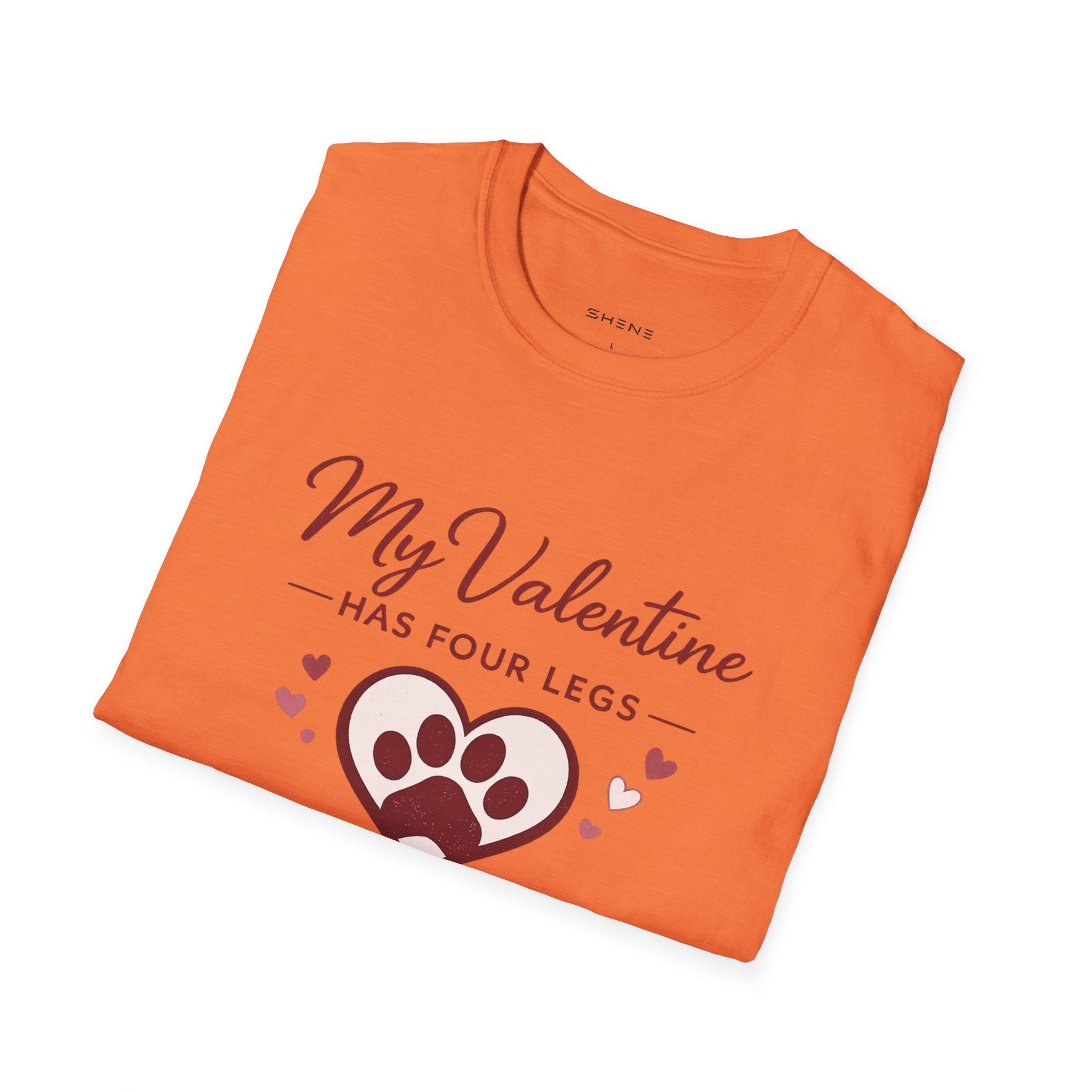 Copy of Unisex Softstyle My valentine has four leg T-Shirt