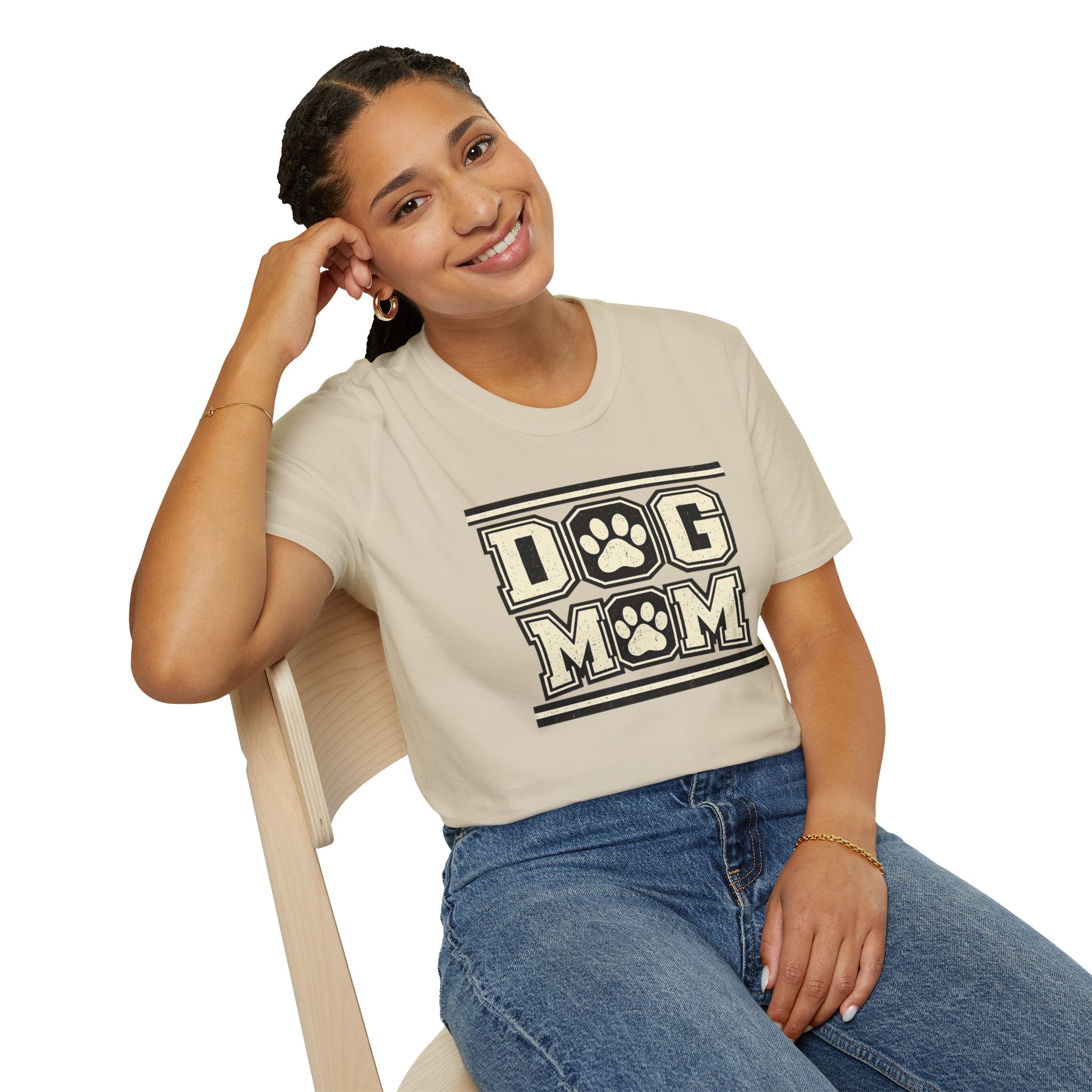 Copy of Copy of Unisex Softstyle Dog Mom T-Shirt
