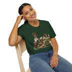 Copy of Copy of Copy of Copy of Unisex Softstyle r Pointer Library Four Dog T-Shirt