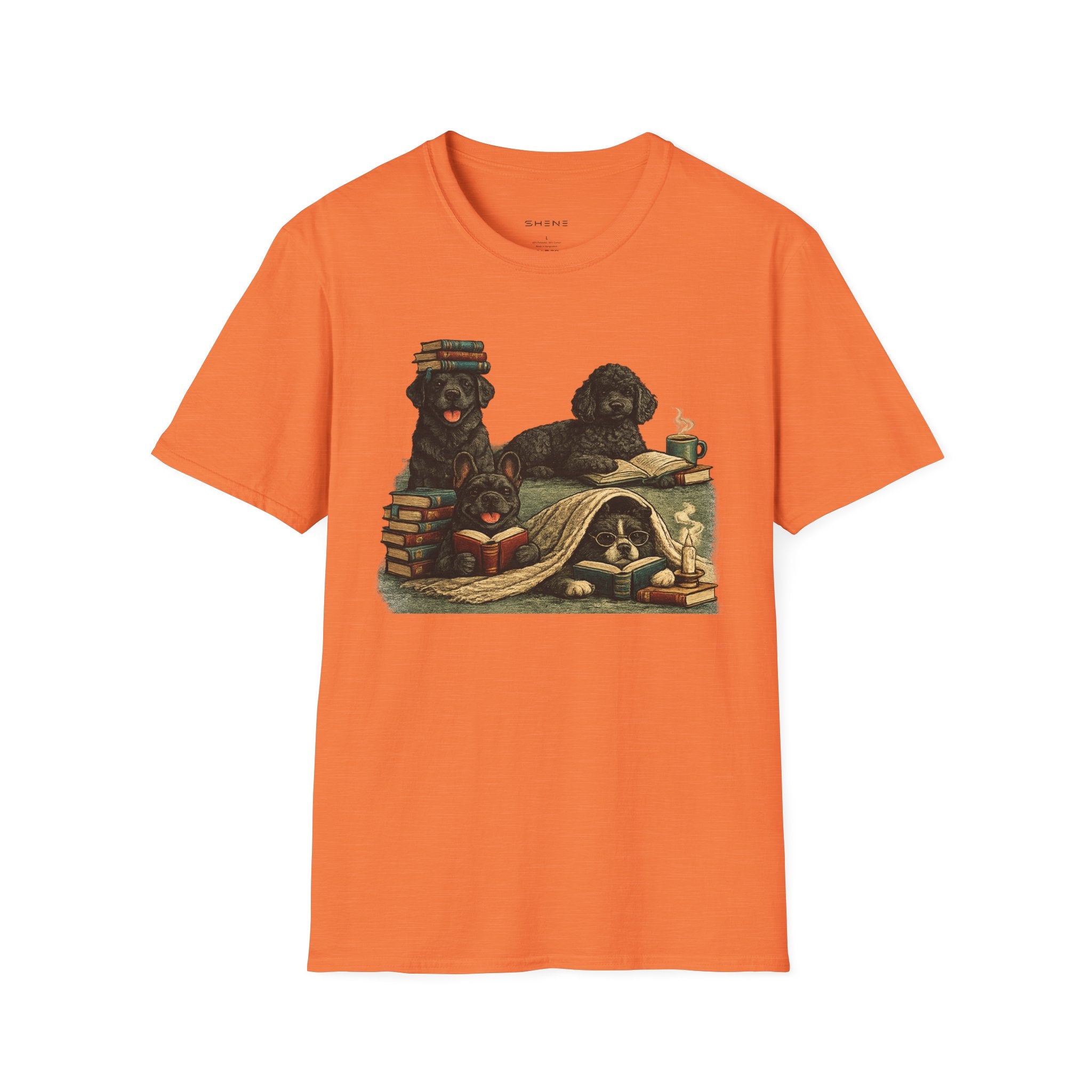 Copy of Unisex Softstyle Black Dog Library T-Shirt