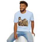 Copy of Copy of Copy of Copy of Unisex Softstyle Beegal Library Four Dog T-Shirt