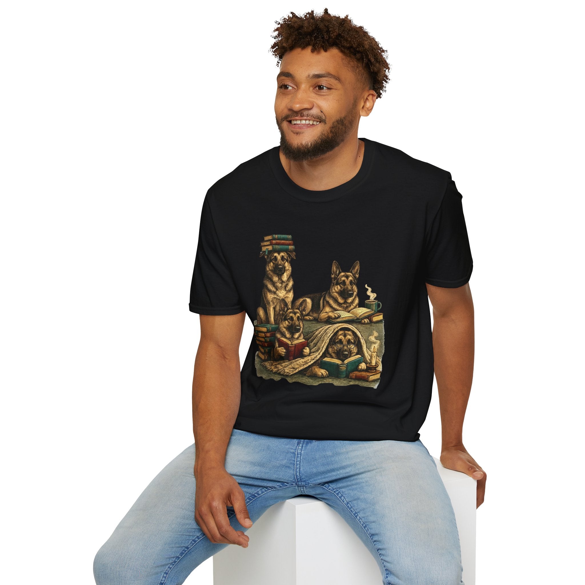 Copy of Unisex Softstyle German Shepherd Library T-Shirt