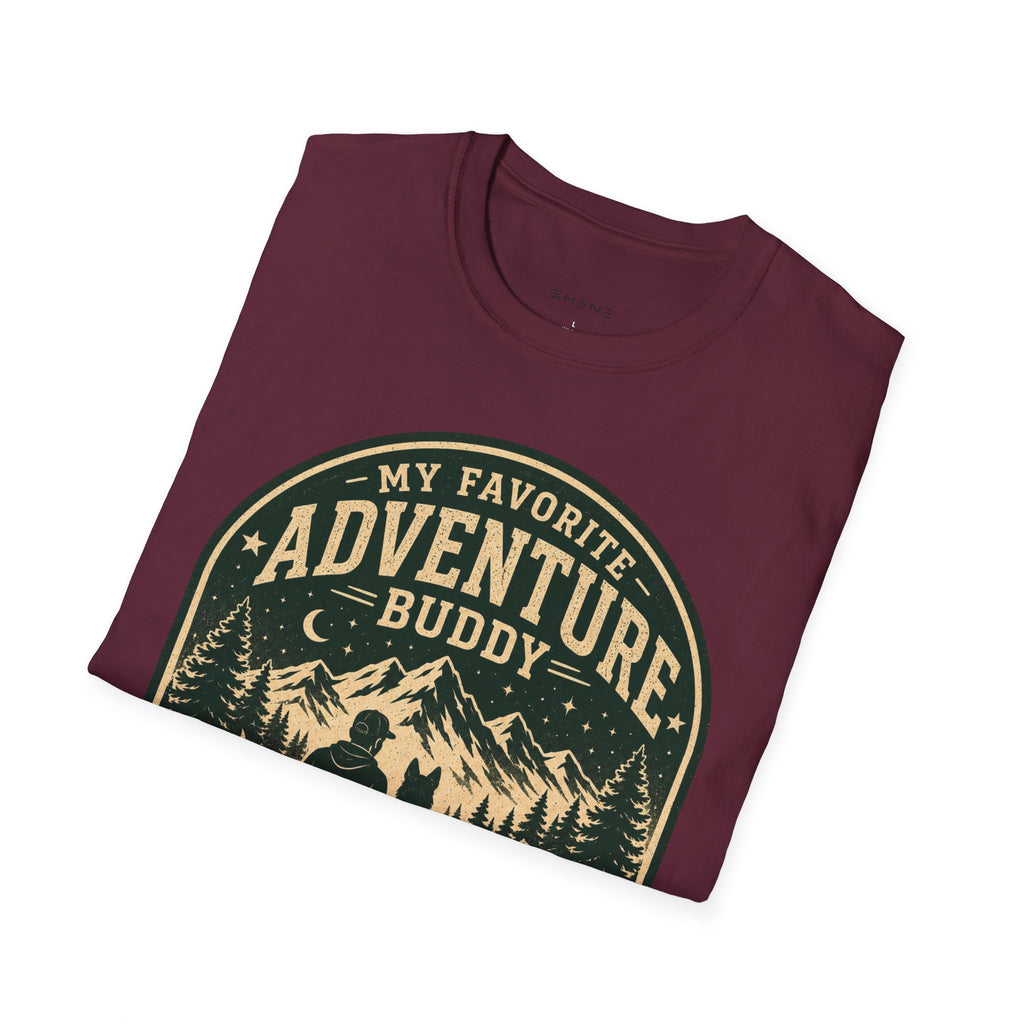 Copy of Unisex Softstyle My Favorite Adventure Has Paws T-Shirt