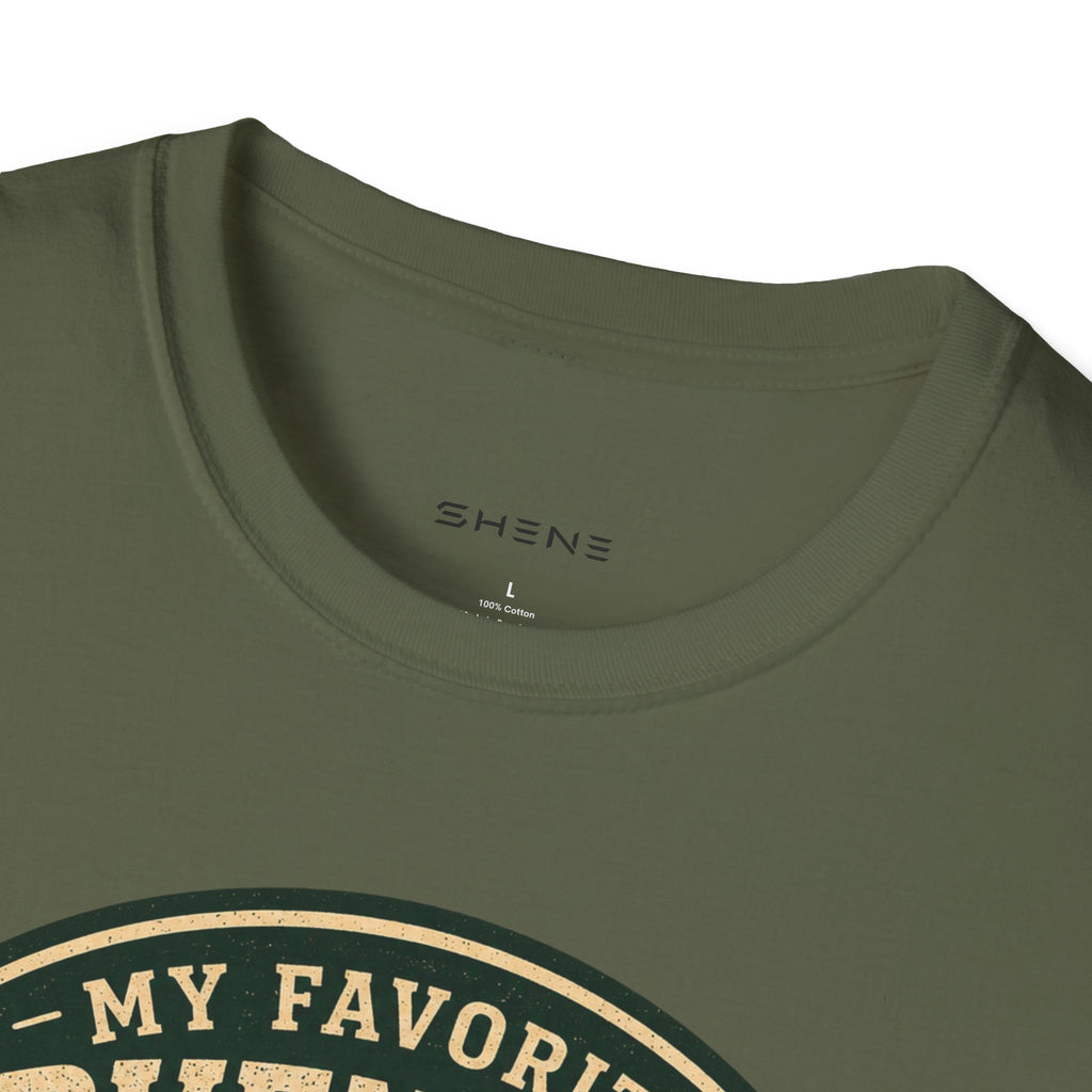 Copy of Unisex Softstyle My Favorite Adventure Has Paws T-Shirt