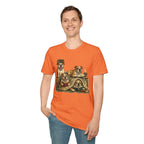Copy of Copy of Copy of Unisex Softstyle Frenchi Library Four Dog T-Shirt