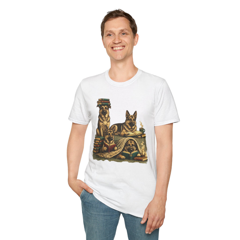 Copy of Unisex Softstyle German Shepherd Library T-Shirt