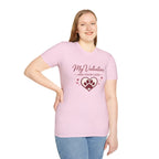 Copy of Unisex Softstyle My valentine has four leg T-Shirt