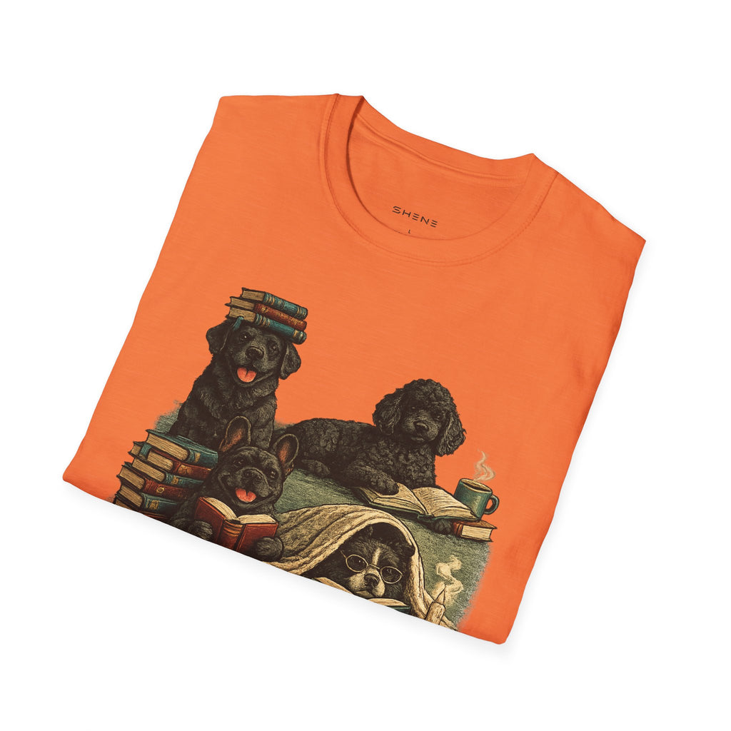 Copy of Unisex Softstyle Black Dog Library T-Shirt