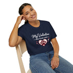 Copy of Unisex Softstyle My valentine has four leg T-Shirt