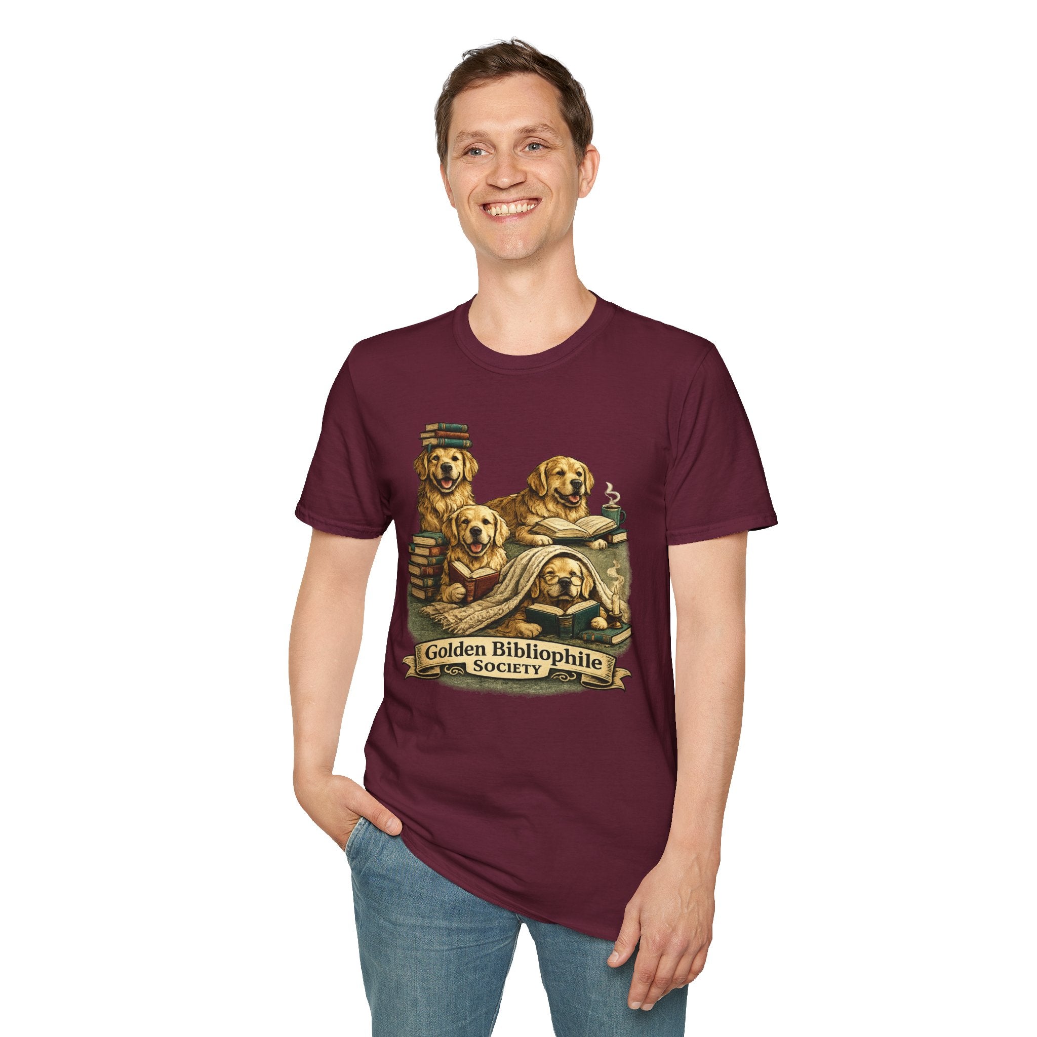 Copy of Unisex Softstyle Golden retriever Society  T-Shirt