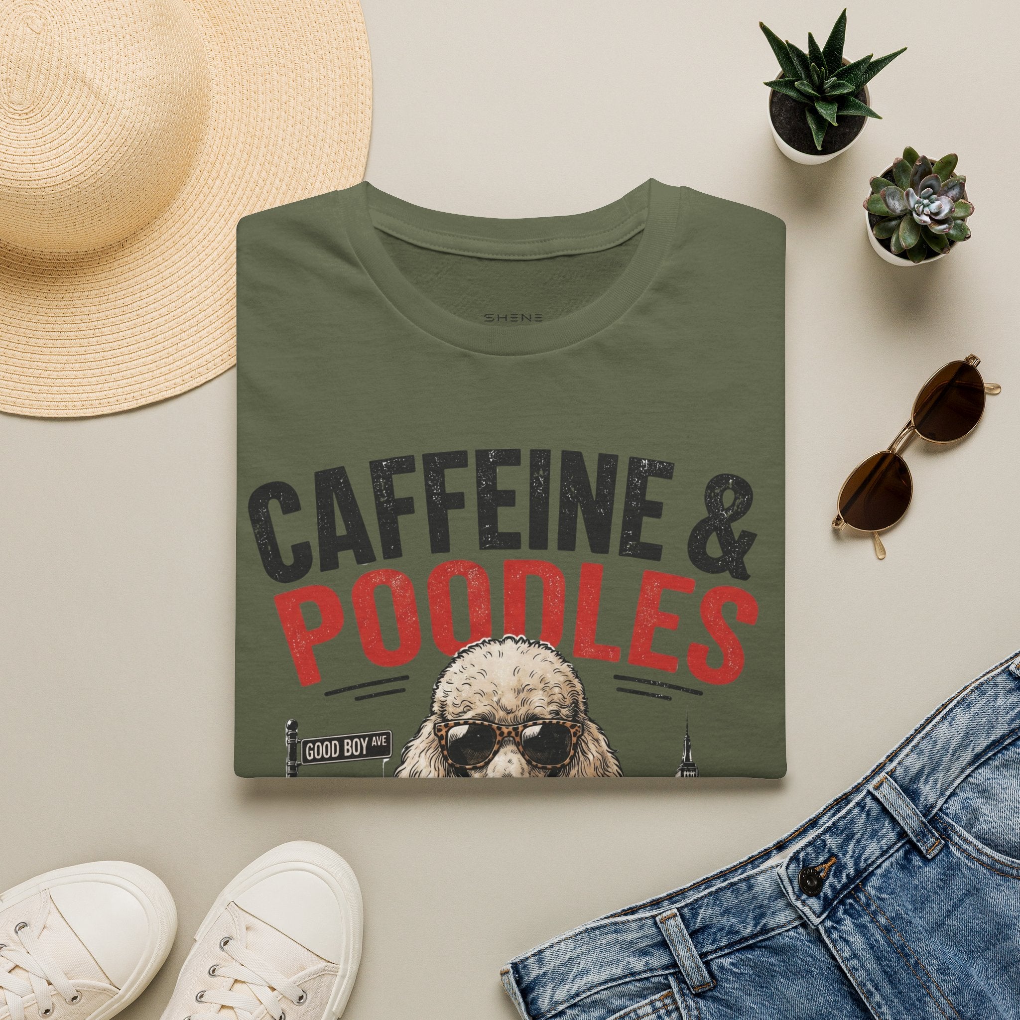 Unisex Softstyle Poodle T-Shirt