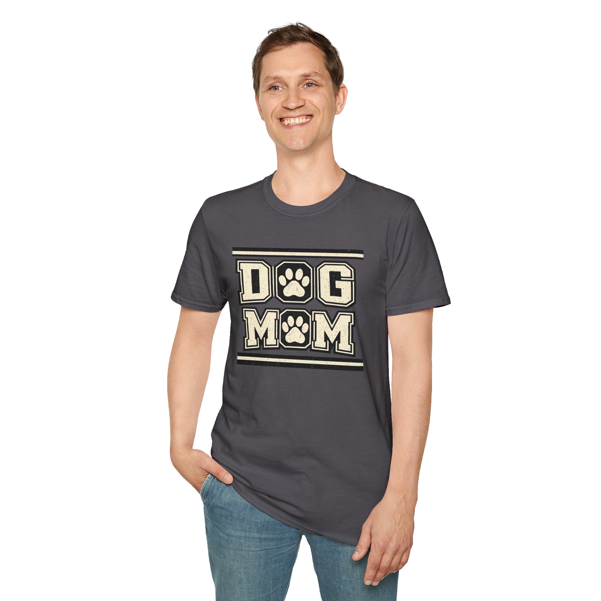 Copy of Copy of Unisex Softstyle Dog Mom T-Shirt