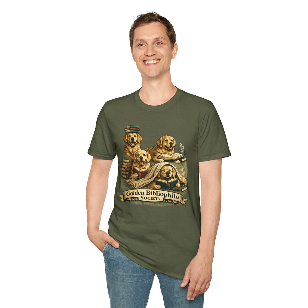 Copy of Unisex Softstyle Golden retriever Society  T-Shirt