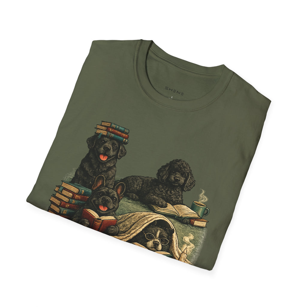 Copy of Unisex Softstyle Black Dog Library T-Shirt